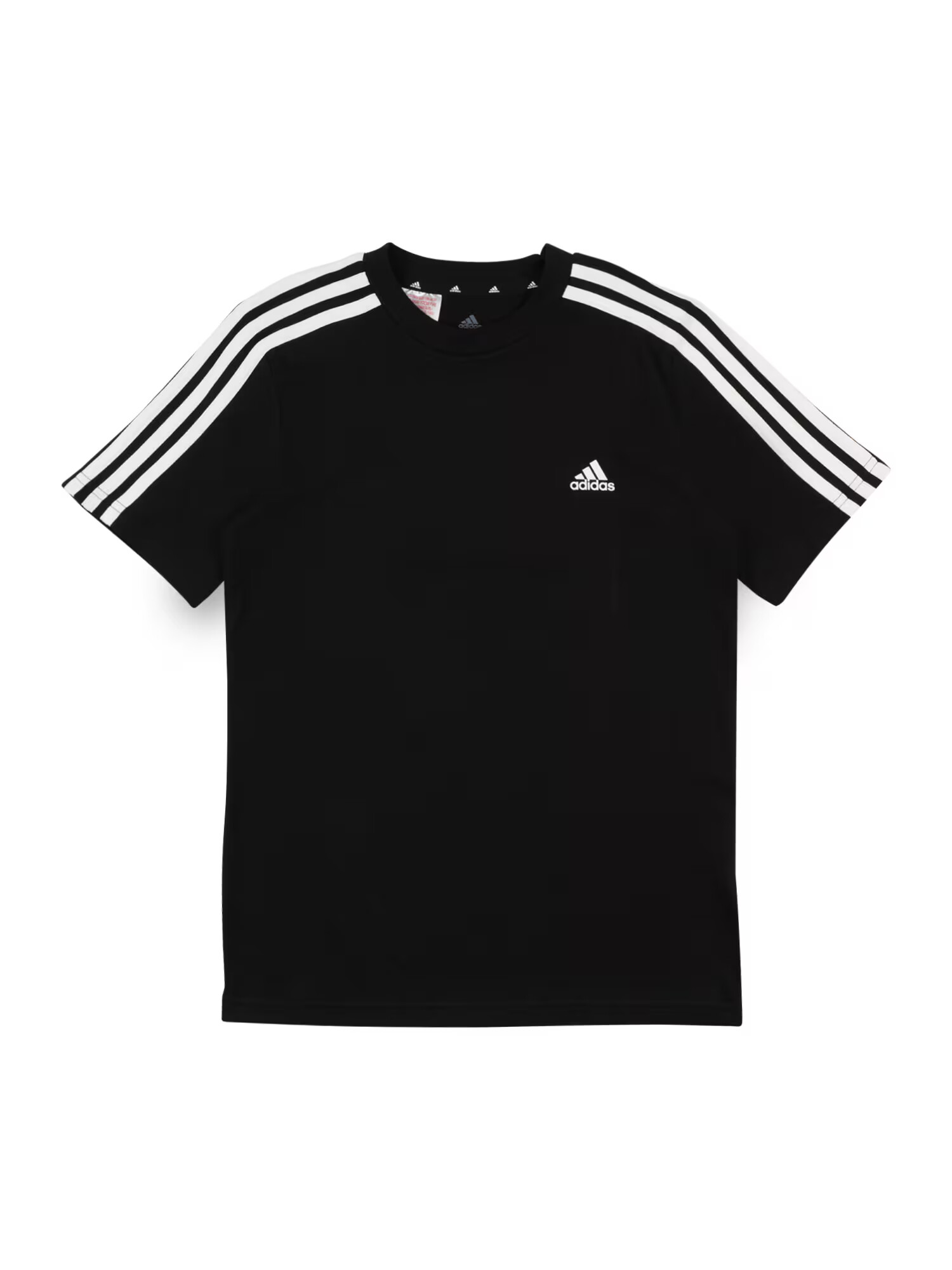 ADIDAS SPORTSWEAR Λειτουργικό μπλουζάκι μαύρο / λευκό - Pepit.gr