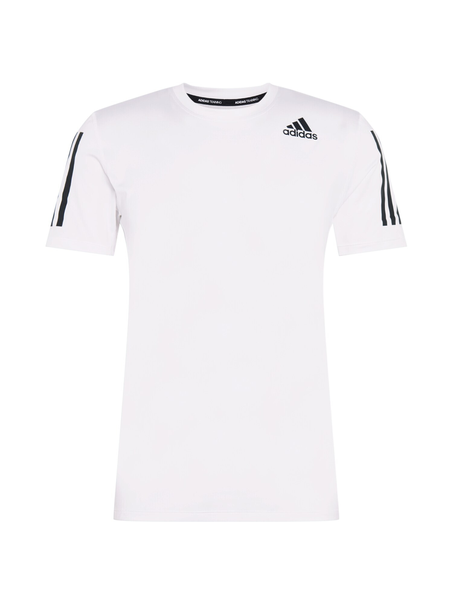 ADIDAS SPORTSWEAR Λειτουργικό μπλουζάκι μαύρο / λευκό - Pepit.gr