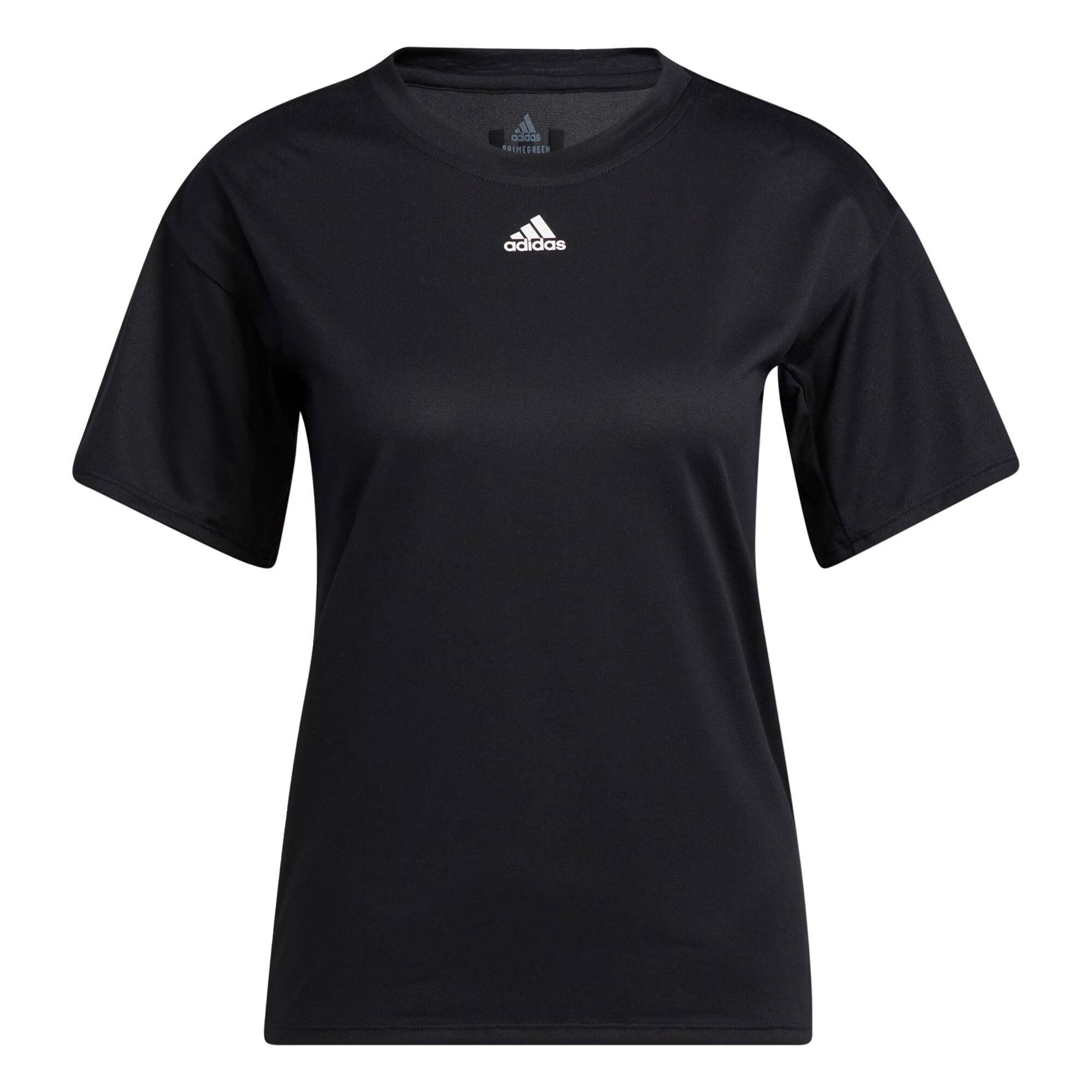 ADIDAS SPORTSWEAR Λειτουργικό μπλουζάκι μαύρο / λευκό - Pepit.gr