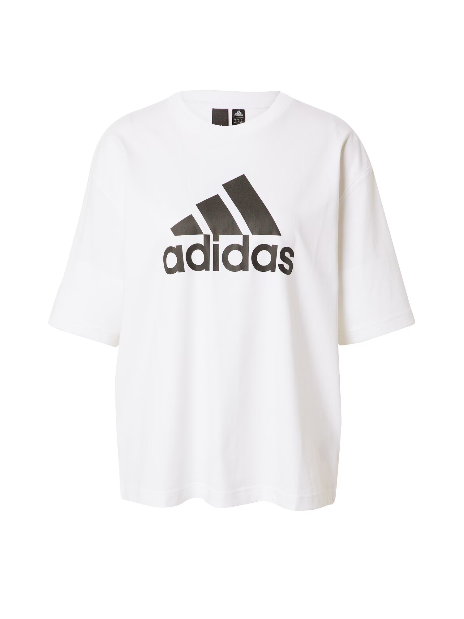 ADIDAS SPORTSWEAR Λειτουργικό μπλουζάκι μαύρο / λευκό - Pepit.gr