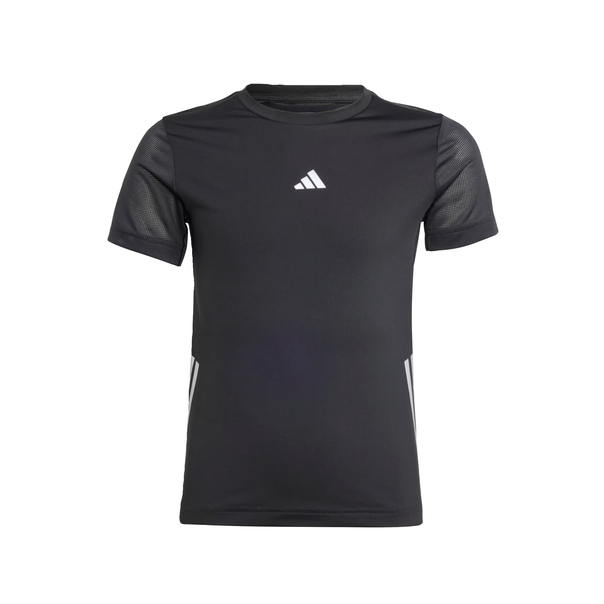 ADIDAS SPORTSWEAR Λειτουργικό μπλουζάκι μαύρο / λευκό - Pepit.gr