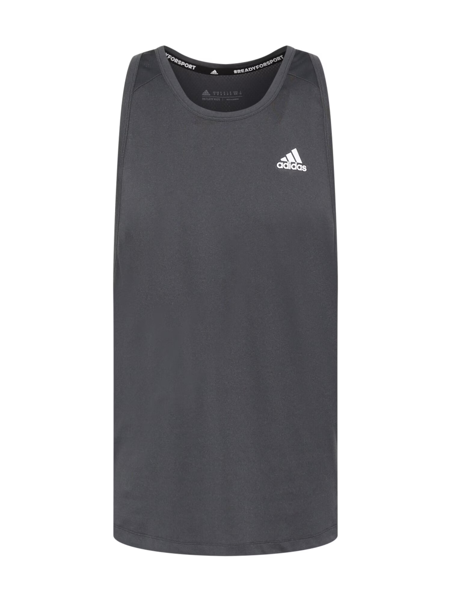 ADIDAS SPORTSWEAR Λειτουργικό μπλουζάκι μαύρο / μαύρο μελανζέ / λευκό - Pepit.gr