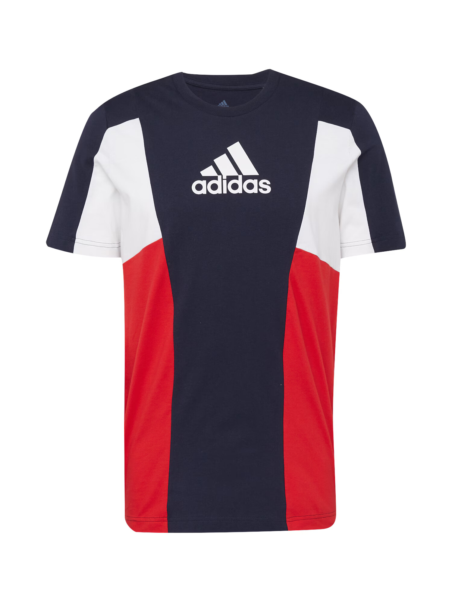 ADIDAS SPORTSWEAR Λειτουργικό μπλουζάκι ναυτικό μπλε / κόκκινο / λευκό - Pepit.gr