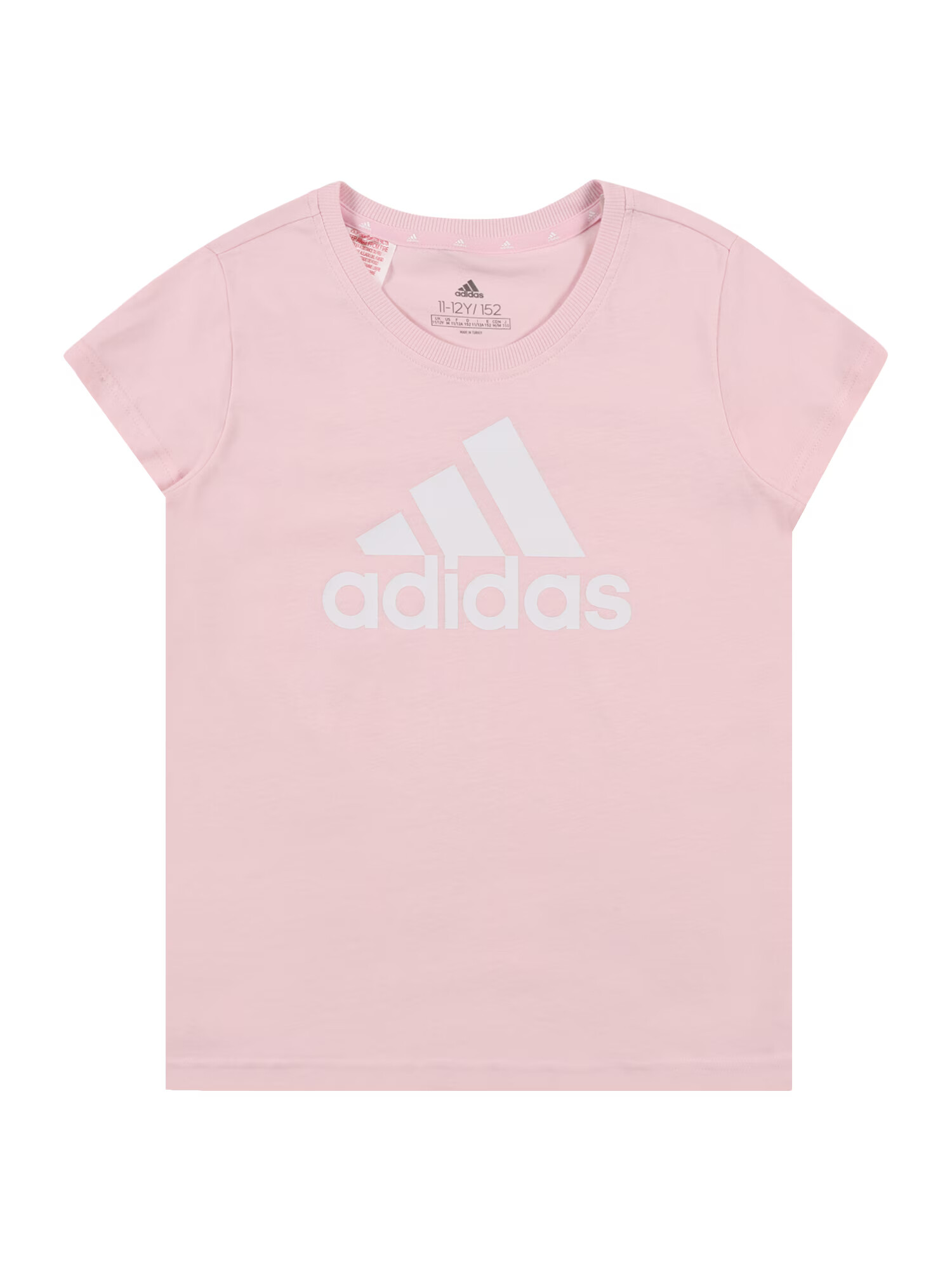 ADIDAS SPORTSWEAR Λειτουργικό μπλουζάκι ρόδινο / λευκό - Pepit.gr