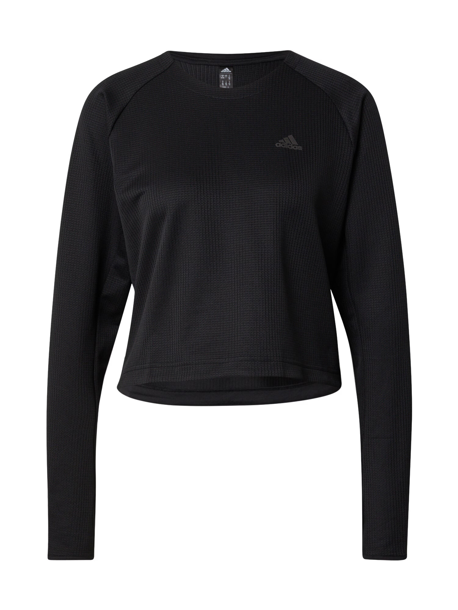 ADIDAS SPORTSWEAR Λειτουργικό μπλουζάκι 'Run Icons 3-Stripes Warm' γκρι / μαύρο / λευκό - Pepit.gr