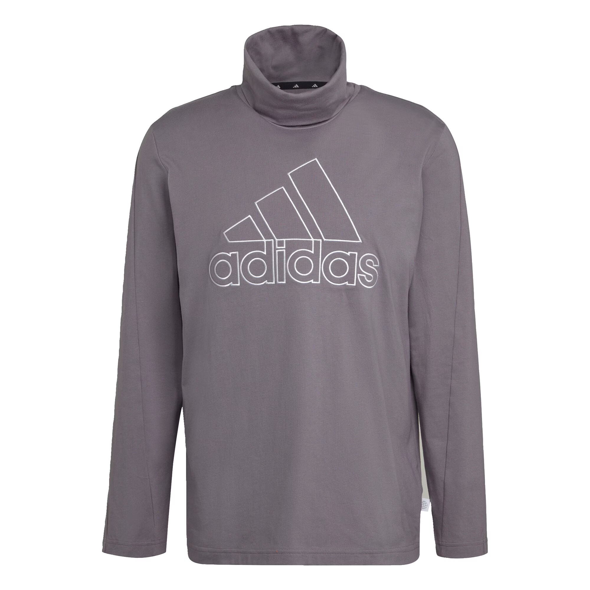 ADIDAS SPORTSWEAR Λειτουργικό μπλουζάκι σκούρο γκρι / λευκό - Pepit.gr