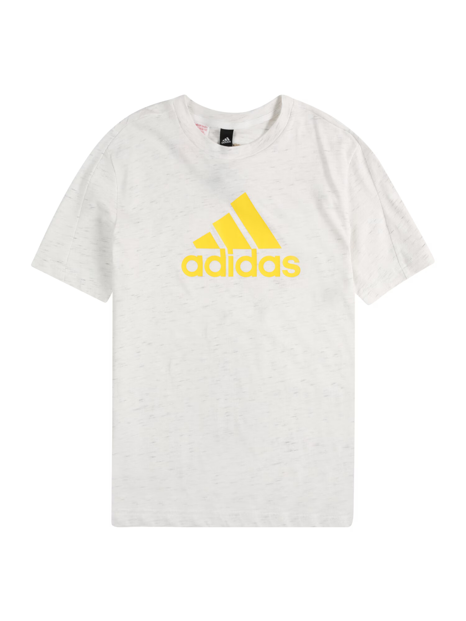 ADIDAS SPORTSWEAR Λειτουργικό μπλουζάκι σκούρο κίτρινο / λευκό μελανζέ - Pepit.gr