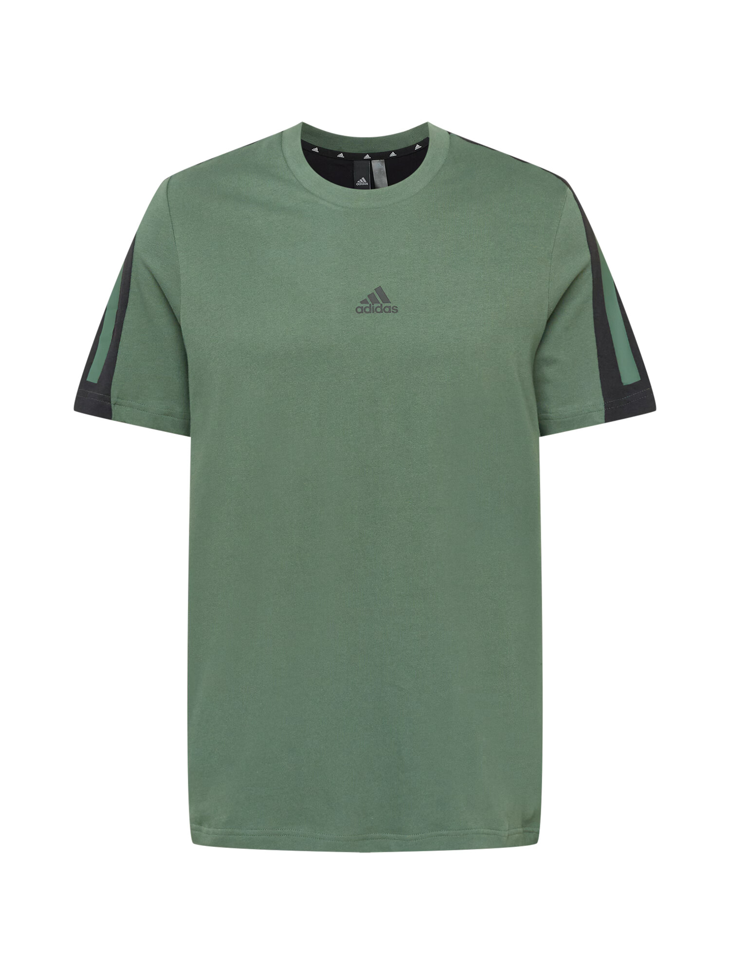 ADIDAS SPORTSWEAR Λειτουργικό μπλουζάκι σκούρο πράσινο / μαύρο - Pepit.gr