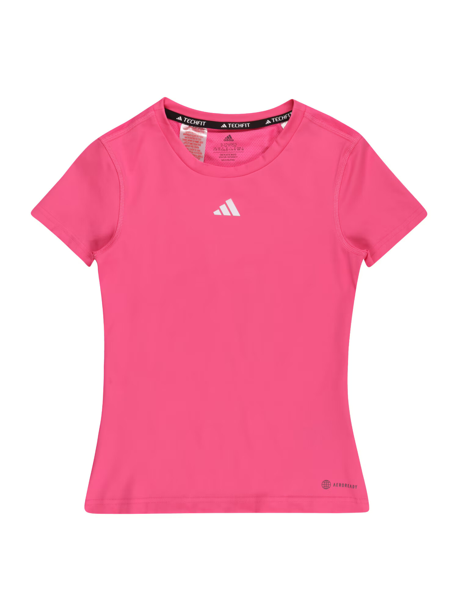 ADIDAS SPORTSWEAR Λειτουργικό μπλουζάκι 'Techfit Aeroready Icons' γκρι / ροζ / λευκό - Pepit.gr