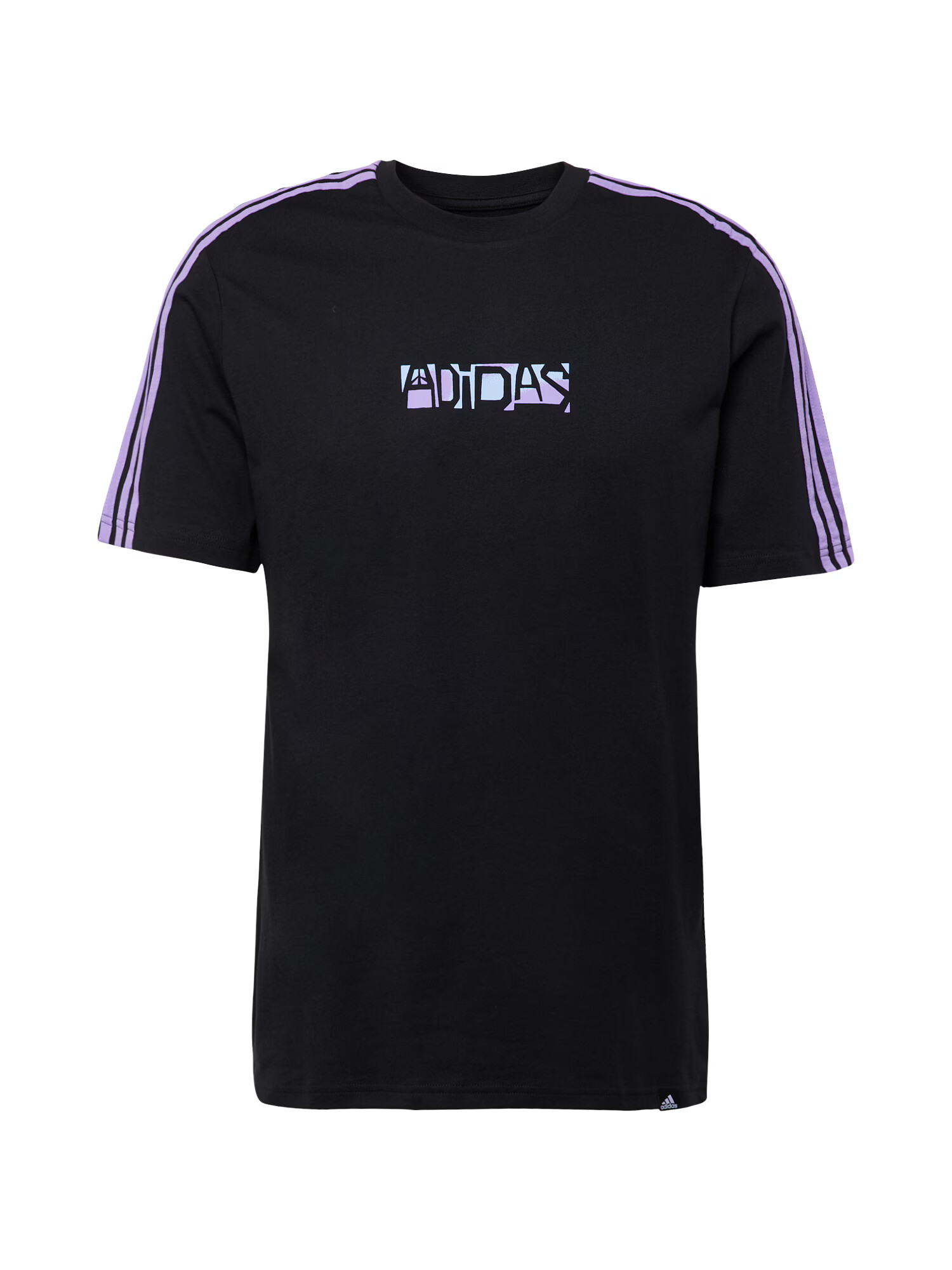 ADIDAS SPORTSWEAR Λειτουργικό μπλουζάκι 'Optimist 3-Stripes Graphic' τιρκουάζ / ανοικτό λιλά / μαύρο - Pepit.gr