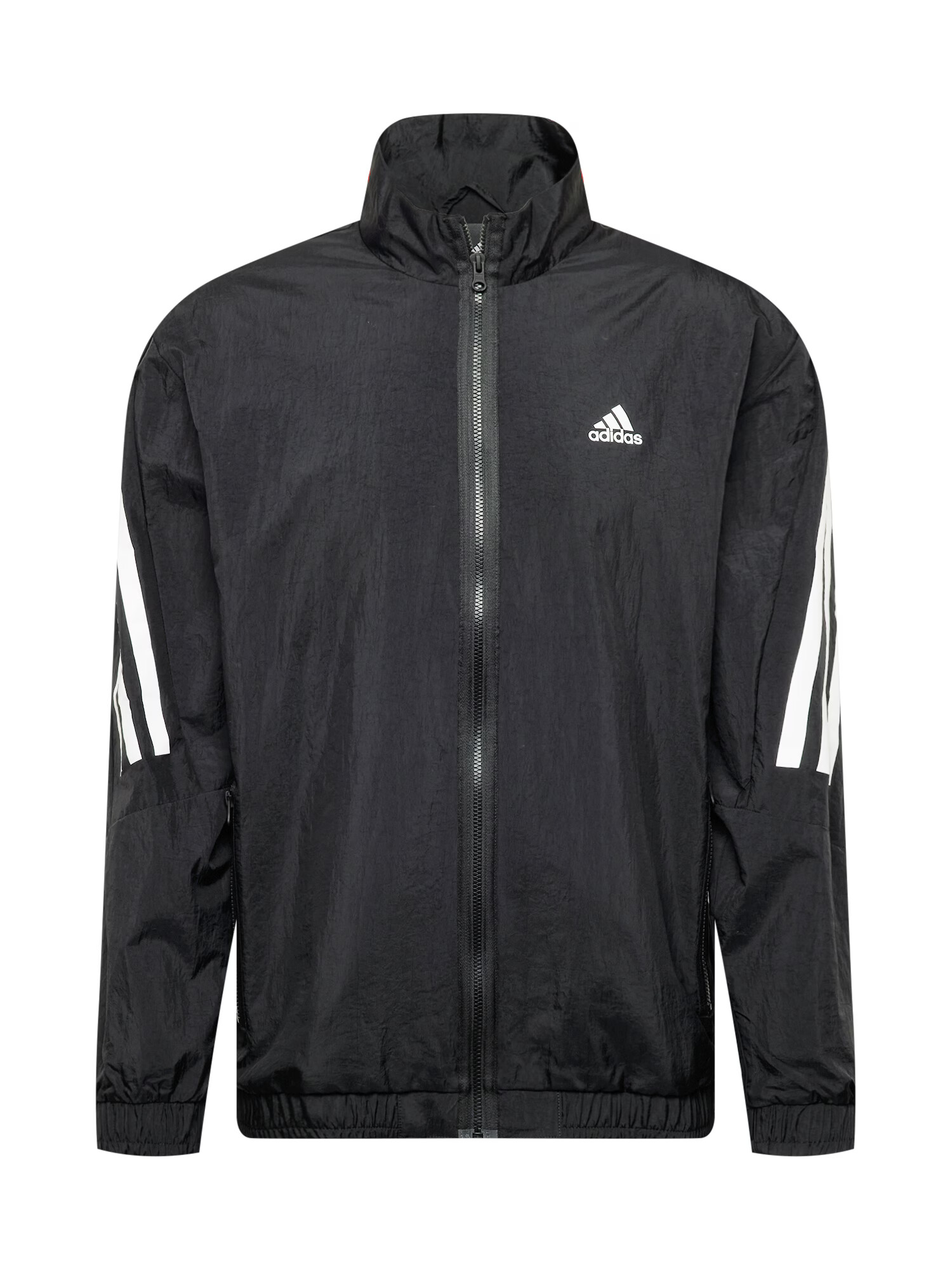 ADIDAS SPORTSWEAR Μπουφάν άσκησης μαύρο / λευκό - Pepit.gr