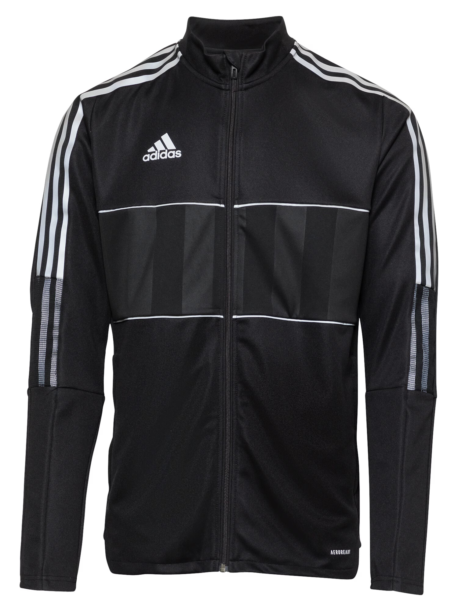 ADIDAS SPORTSWEAR Μπουφάν άσκησης 'Tiro' γκρι / μαύρο / λευκό - Pepit.gr