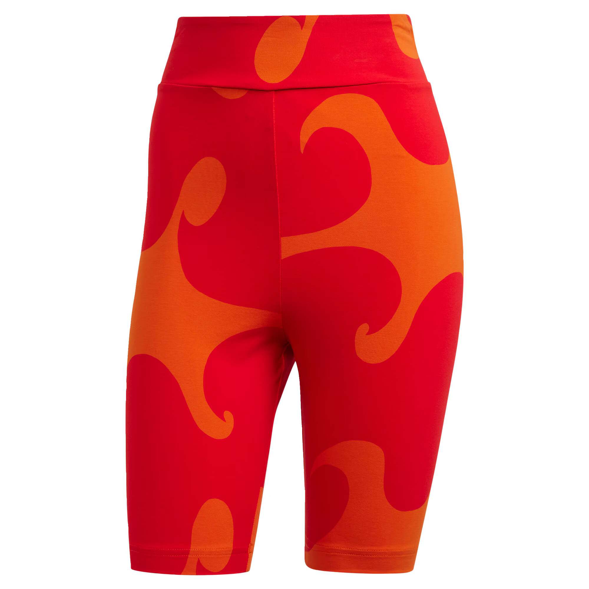 ADIDAS SPORTSWEAR Παντελόνι φόρμας 'Marimekko Rib Knee ' πορτοκαλί / κόκκινο / μαύρο - Pepit.gr