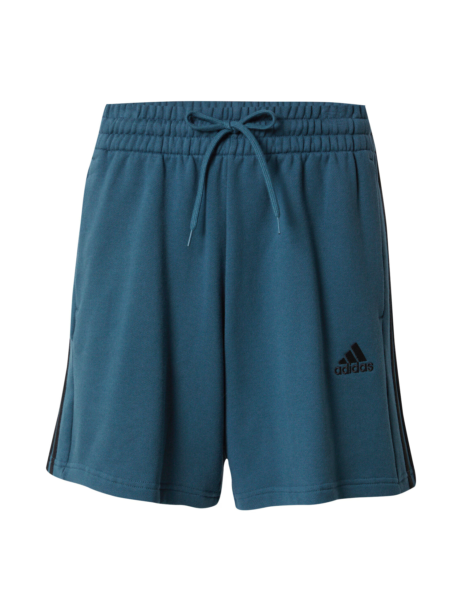 ADIDAS SPORTSWEAR Παντελόνι φόρμας 'Essentials French Terry 3-Stripes' πετρόλ / μαύρο - Pepit.gr