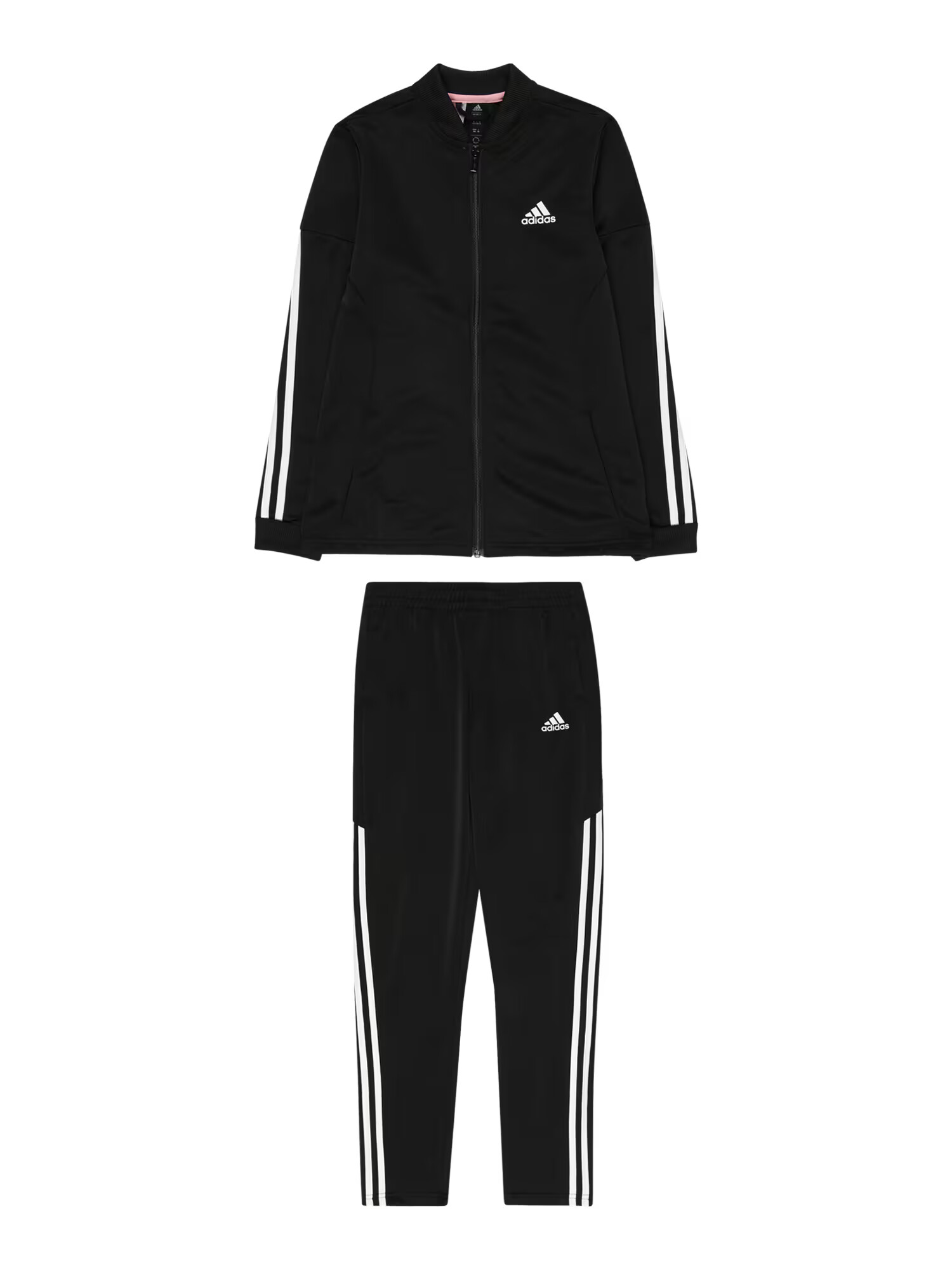 ADIDAS SPORTSWEAR Φόρμα 'Aeroready 3-Stripes Polyester' μαύρο / λευκό - Pepit.gr