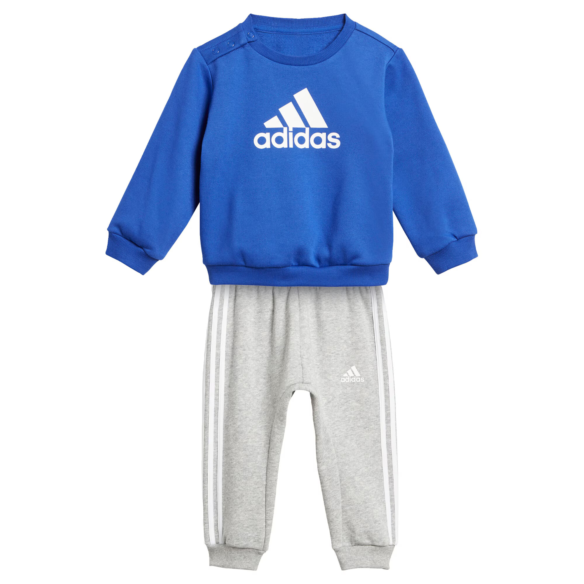 ADIDAS SPORTSWEAR Φόρμα 'Bagde of Sport' μπλε ρουά / ανοικτό γκρι / λευκό - Pepit.gr