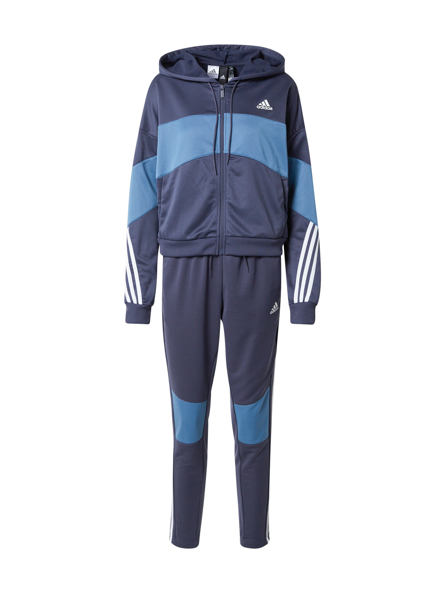 ADIDAS SPORTSWEAR Φόρμα 'Bold Block' ναυτικό μπλε / μπλε περιστεριού / λευκό - Pepit.gr