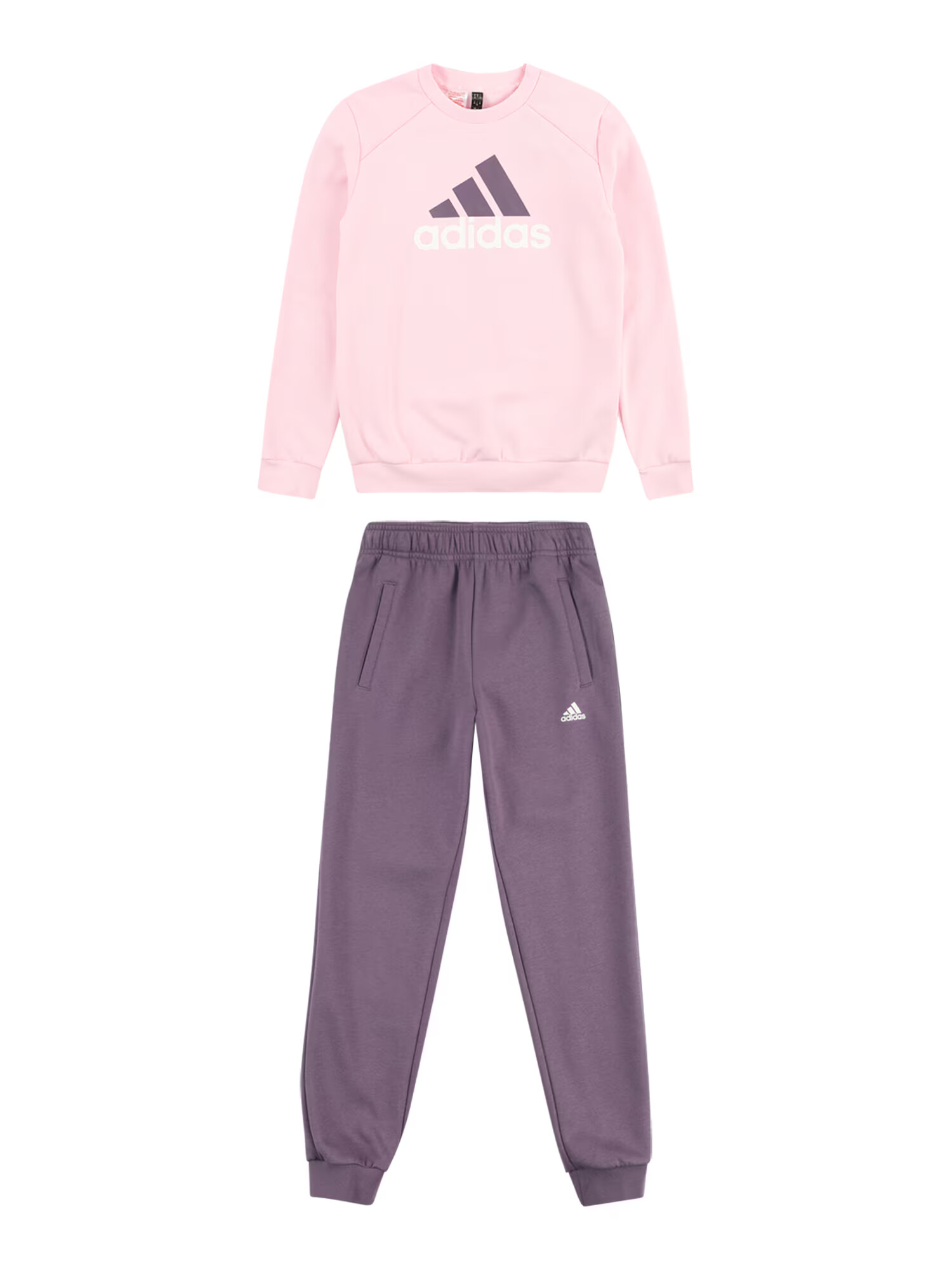 ADIDAS SPORTSWEAR Φόρμα 'Essentials' σκούρο λιλά / ρόδινο / λευκό - Pepit.gr