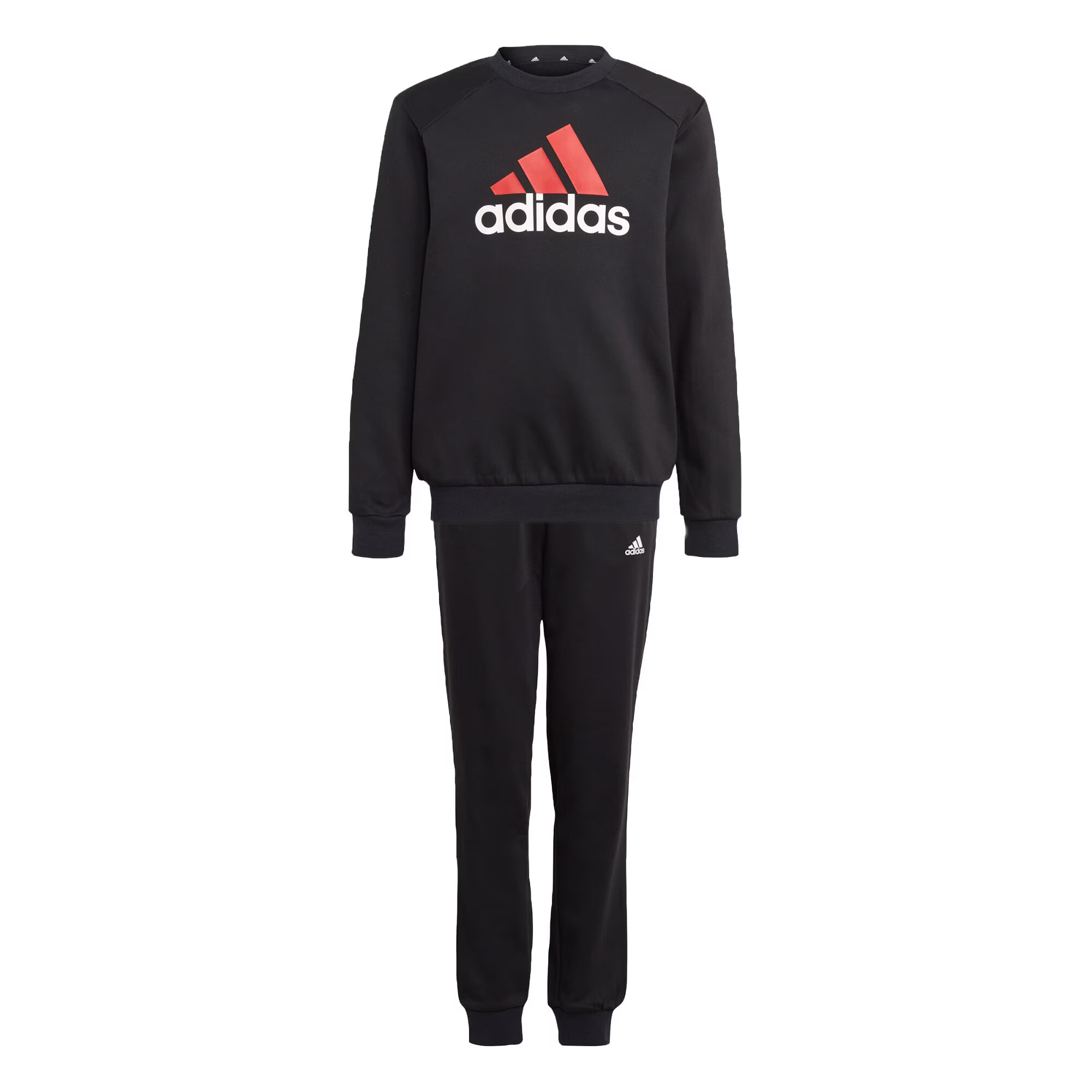 ADIDAS SPORTSWEAR Φόρμα 'Essentials' κόκκινο / μαύρο / λευκό - Pepit.gr