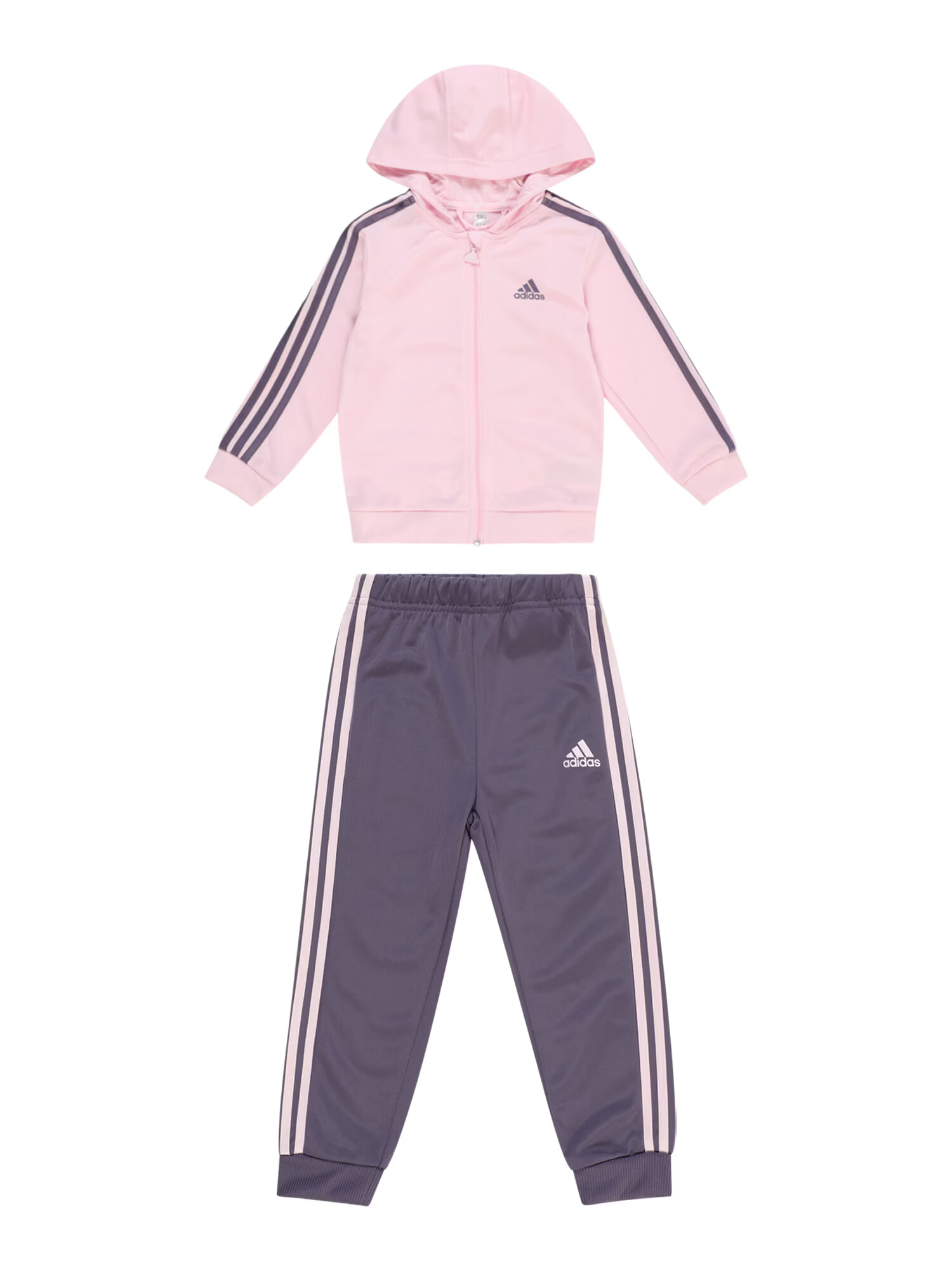 ADIDAS SPORTSWEAR Φόρμα 'Essentials Shiny ' γκρι / ρόδινο - Pepit.gr