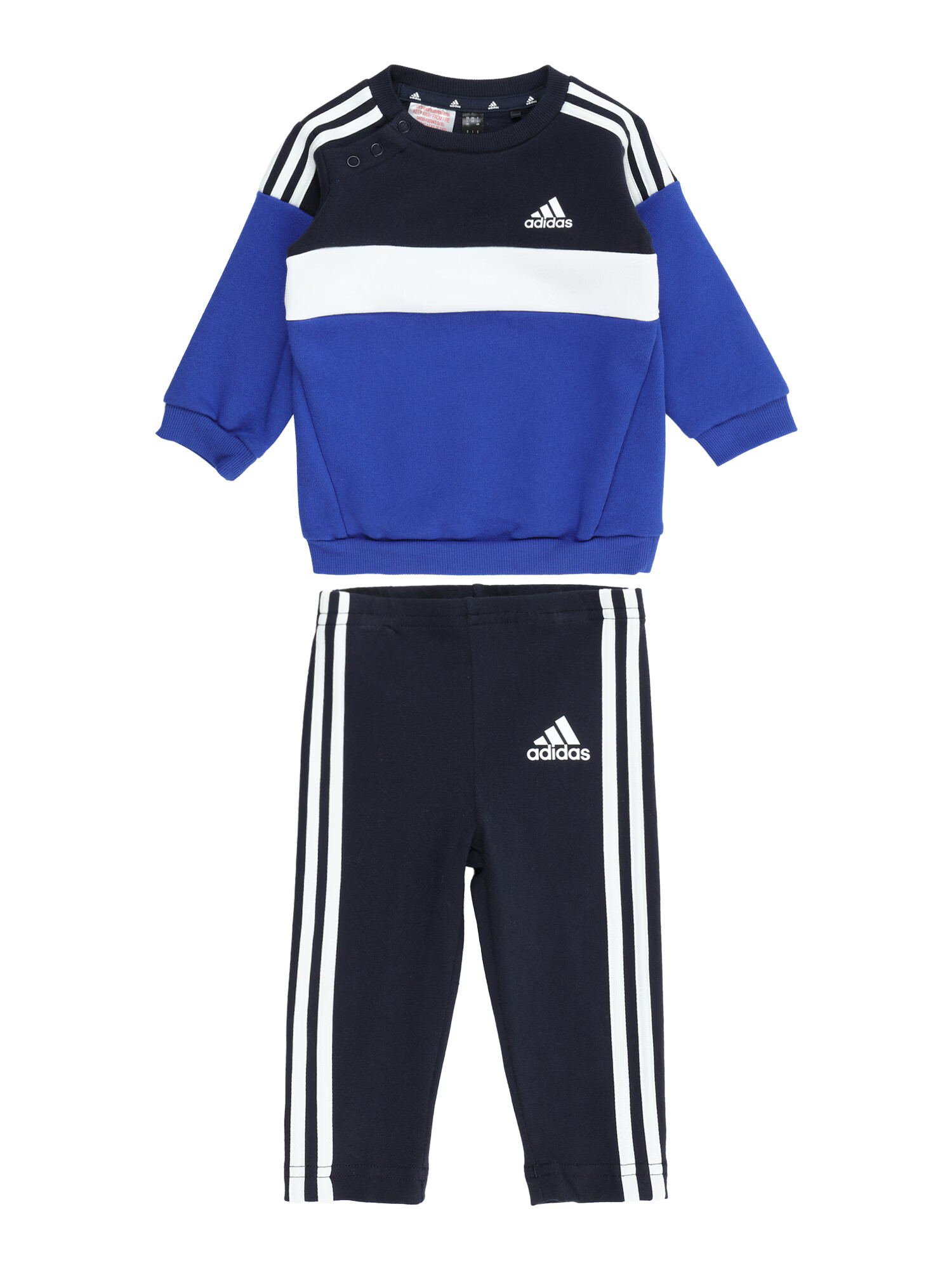 ADIDAS SPORTSWEAR Φόρμα μπλε μαρέν / μπλε ρουά / λευκό - Pepit.gr