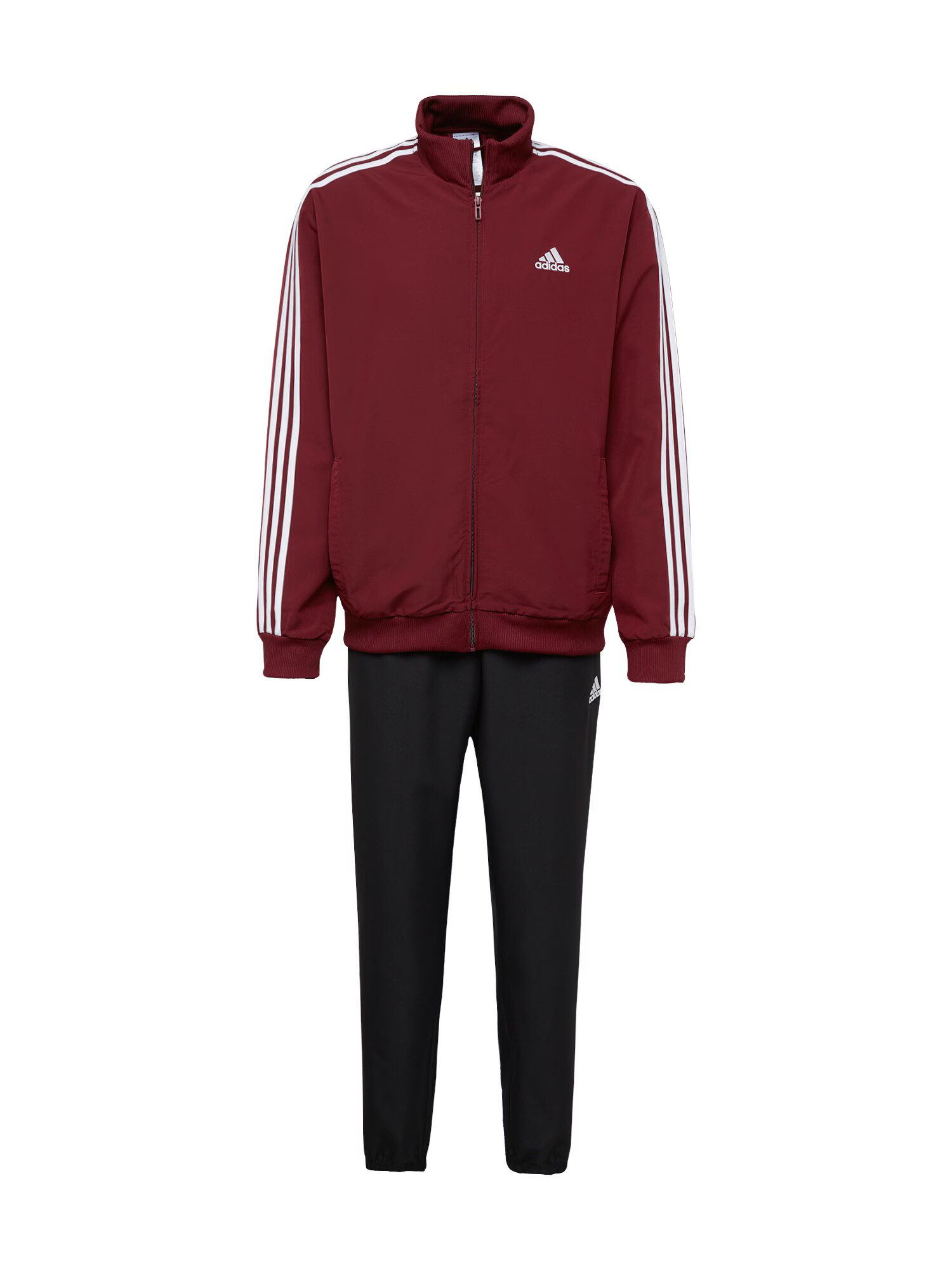 ADIDAS SPORTSWEAR Φόρμα σκούρο κόκκινο / μαύρο / λευκό - Pepit.gr