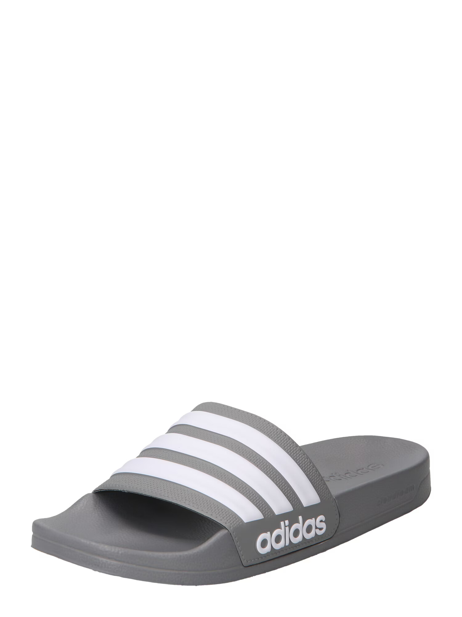 ADIDAS SPORTSWEAR Σαγιονάρα 'Adilette Shower' σκούρο γκρι / λευκό - Pepit.gr