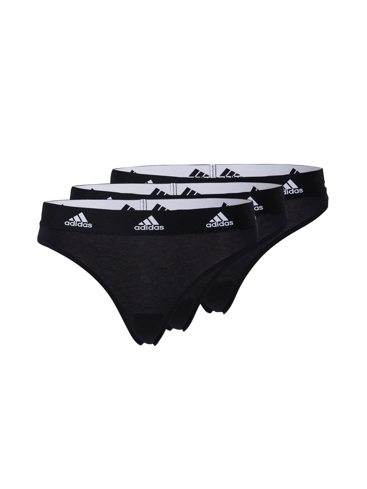 ADIDAS SPORTSWEAR Στρινγκ μαύρο / λευκό - Pepit.gr