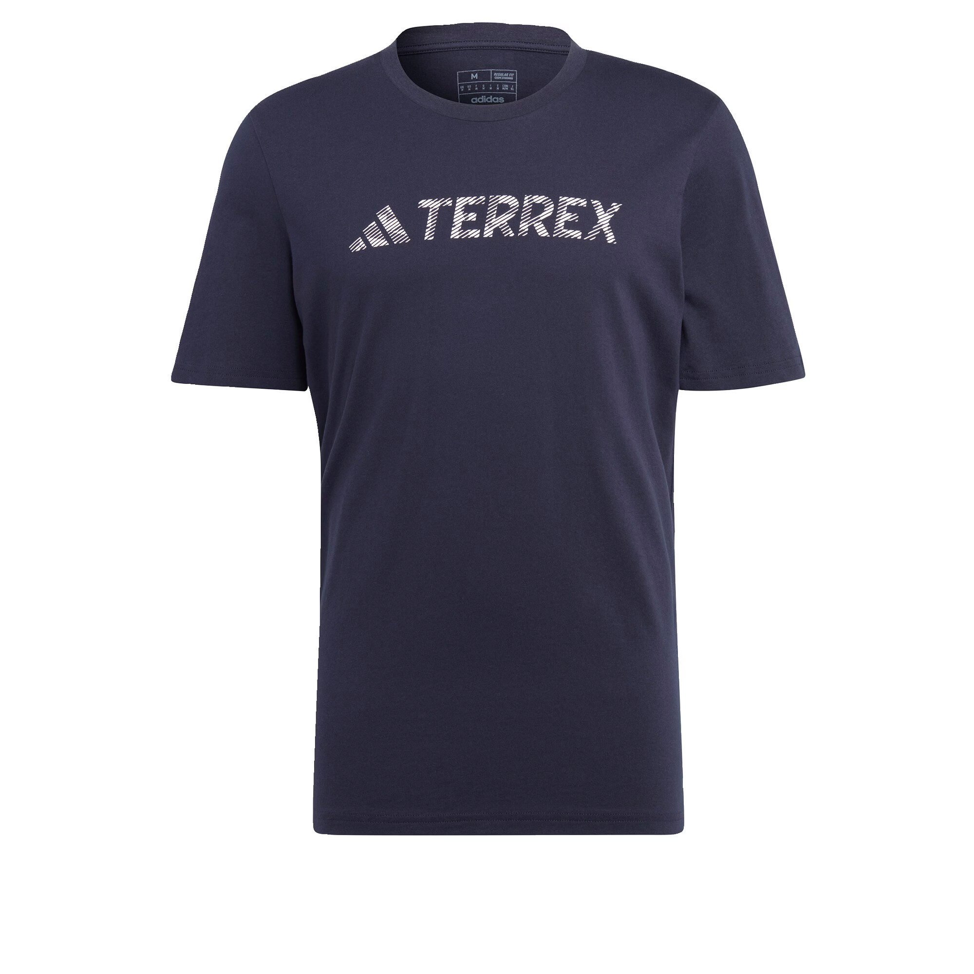 ADIDAS TERREX Λειτουργικό μπλουζάκι 'Classic' σκούρο μπλε / λευκό - Pepit.gr