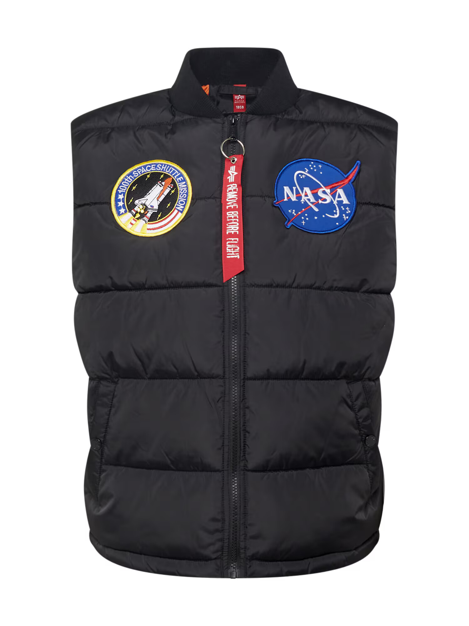 ALPHA INDUSTRIES Γιλέκο 'NASA' μπλε / κίτρινο / κόκκινο / μαύρο - Pepit.gr