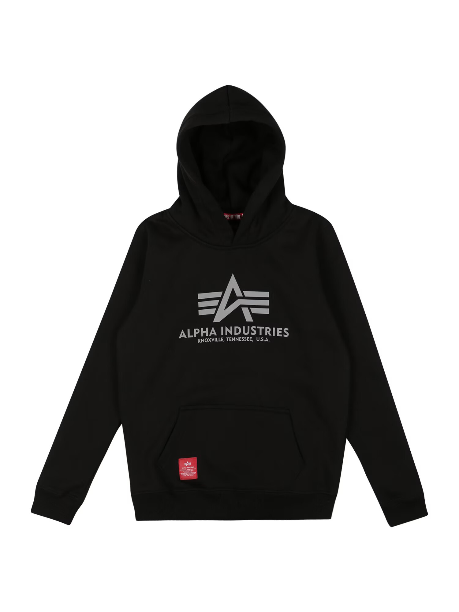 ALPHA INDUSTRIES Μπλούζα φούτερ γκρι / κόκκινο / μαύρο - Pepit.gr