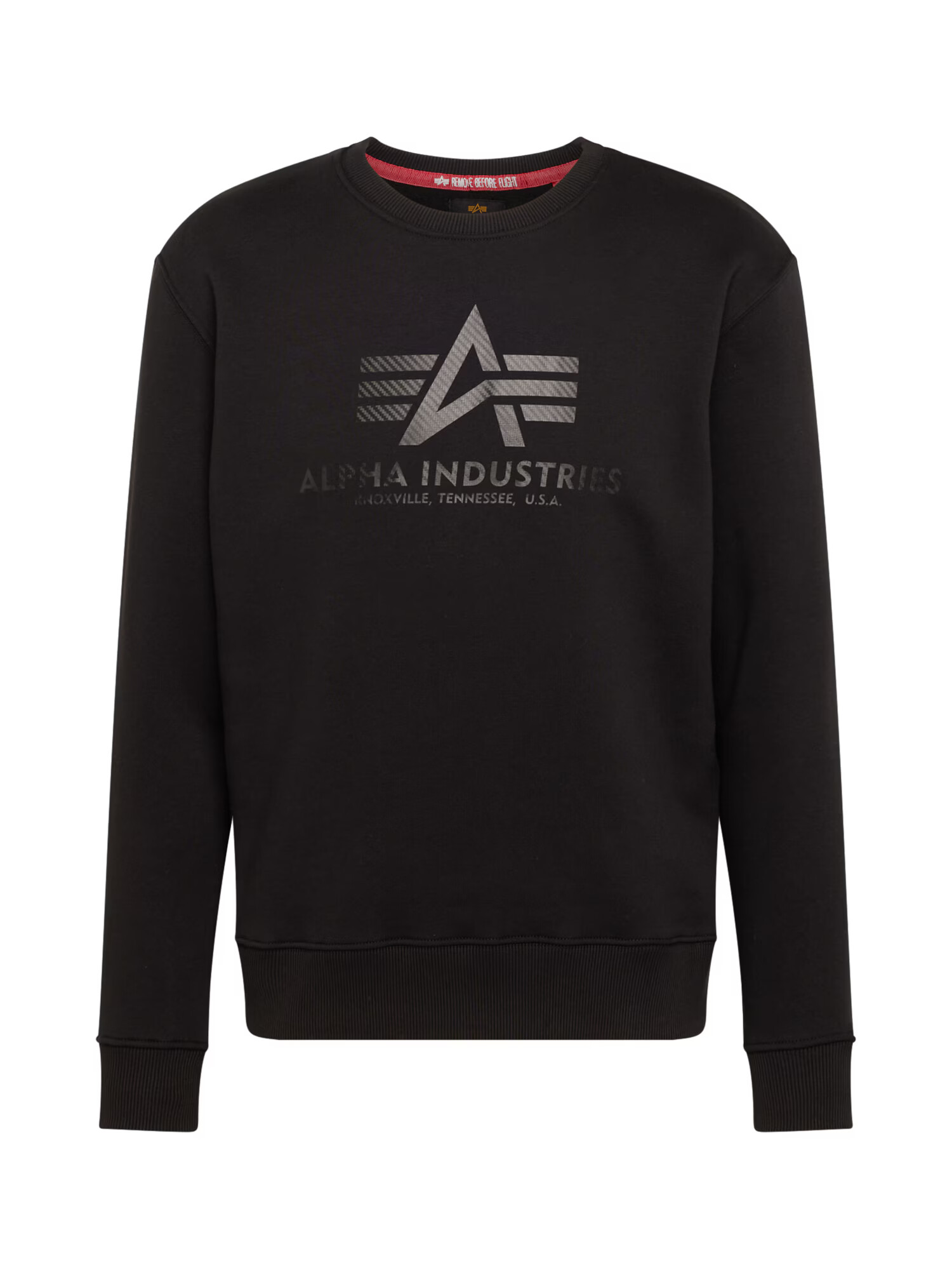 ALPHA INDUSTRIES Μπλούζα φούτερ γκρι / μαύρο - Pepit.gr