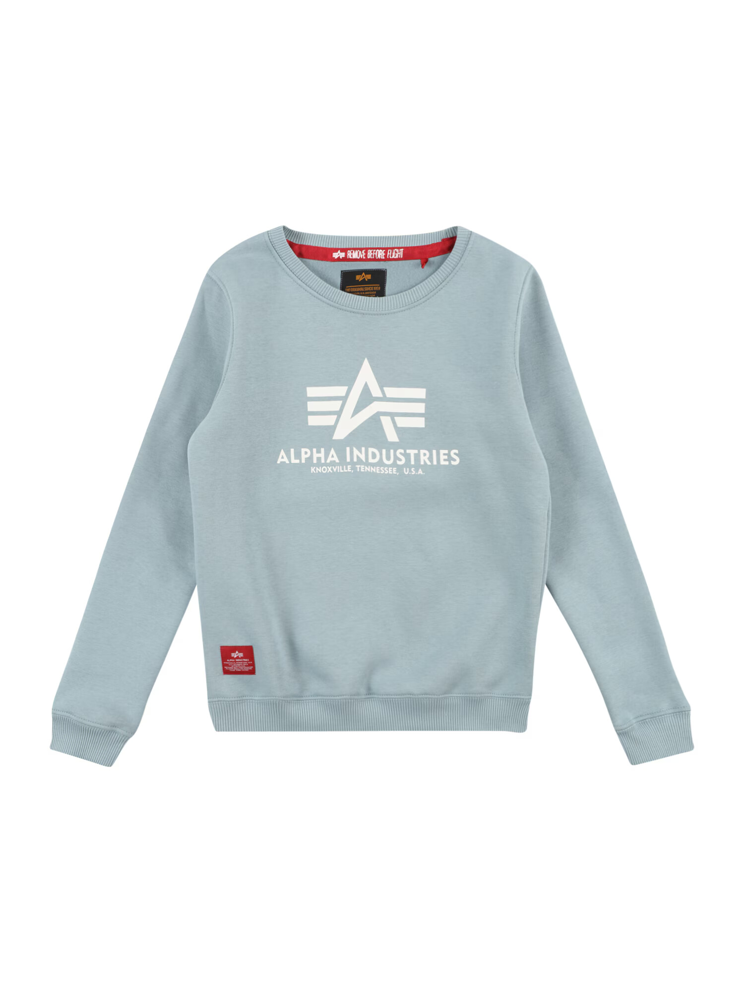 ALPHA INDUSTRIES Μπλούζα φούτερ γκρι / offwhite - Pepit.gr