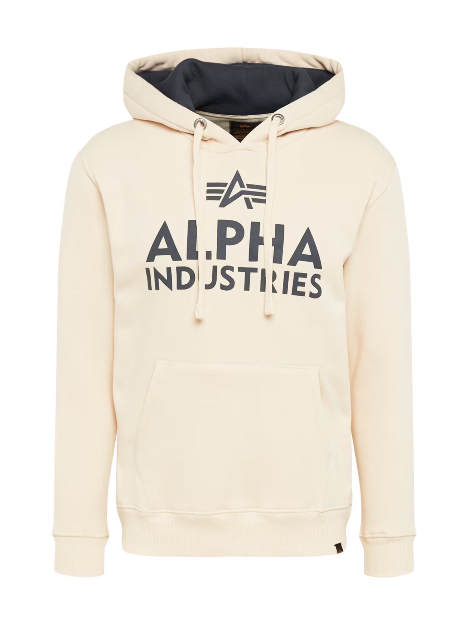 ALPHA INDUSTRIES Μπλούζα φούτερ γκρι / φυσικό λευκό - Pepit.gr