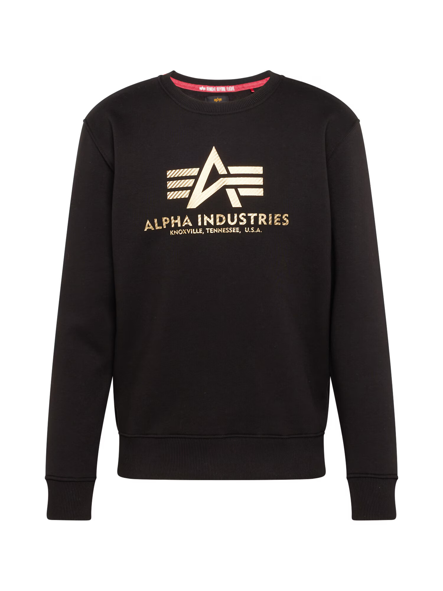 ALPHA INDUSTRIES Μπλούζα φούτερ χρυσό / μαύρο - Pepit.gr