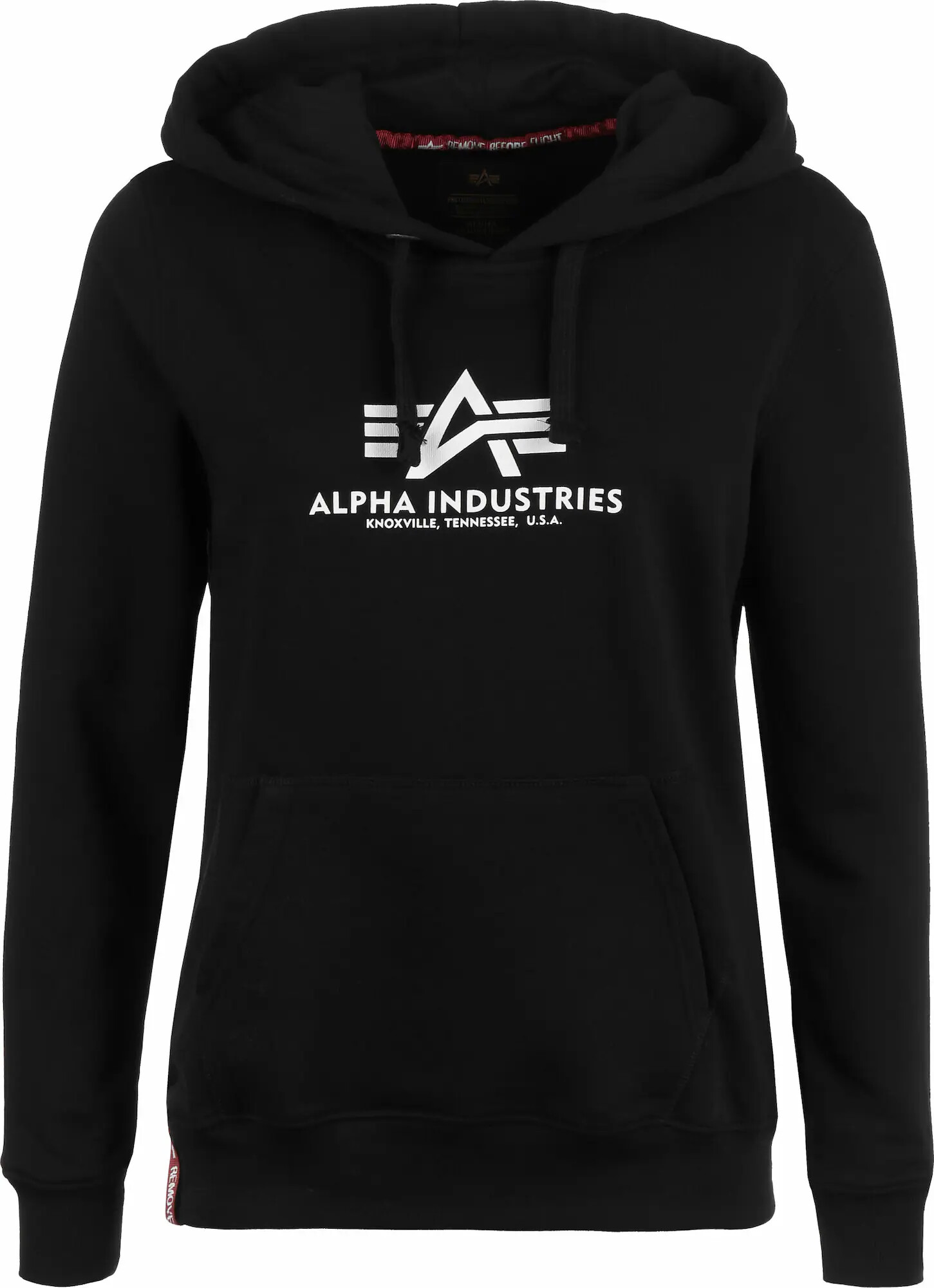 ALPHA INDUSTRIES Μπλούζα φούτερ κόκκινο / μαύρο / λευκό - Pepit.gr