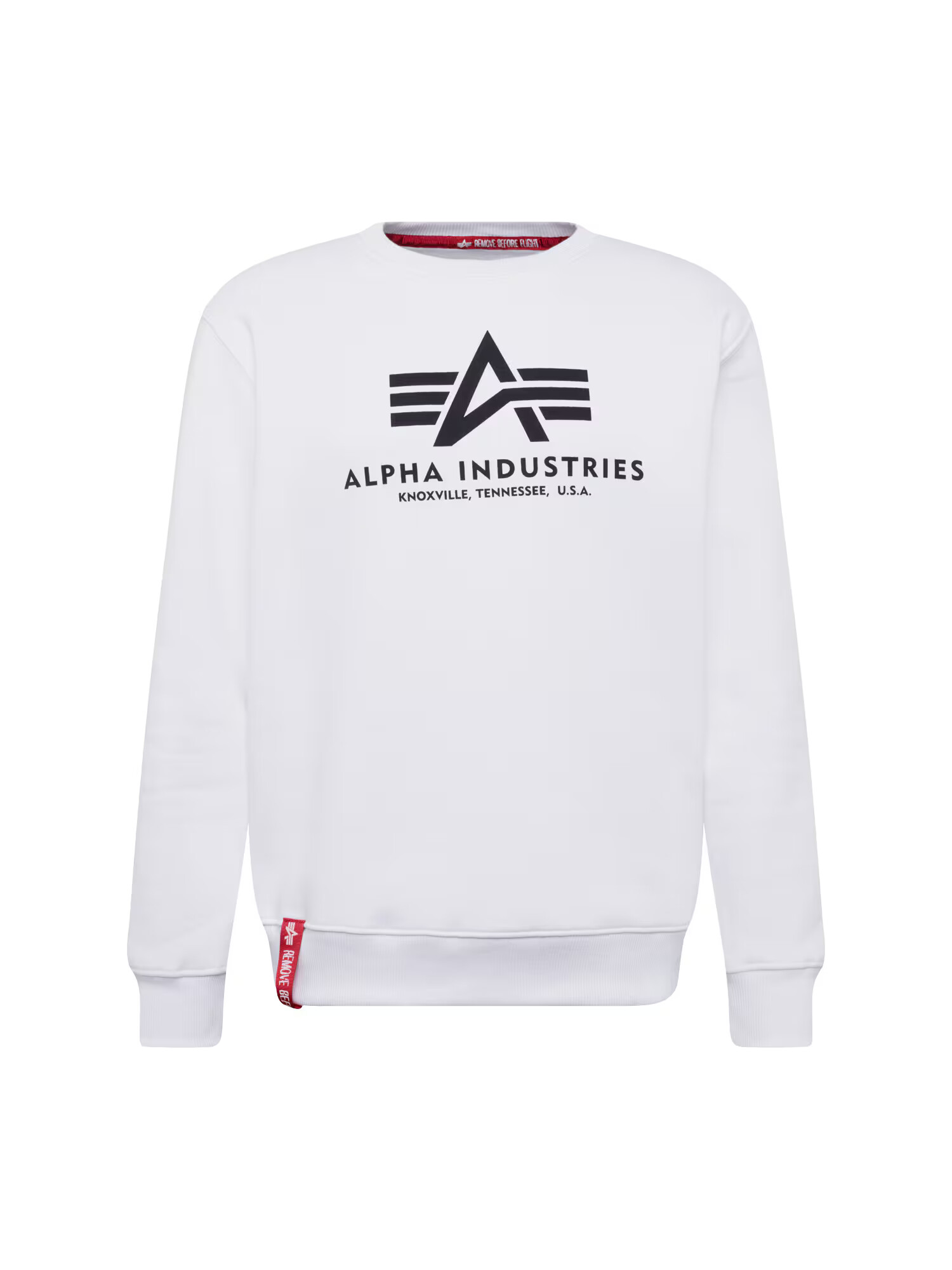 ALPHA INDUSTRIES Μπλούζα φούτερ κόκκινο / μαύρο / λευκό - Pepit.gr