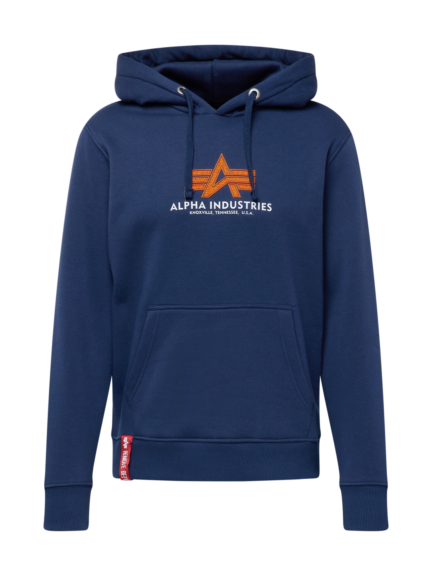 ALPHA INDUSTRIES Μπλούζα φούτερ ναυτικό μπλε / πορτοκαλί / λευκό - Pepit.gr