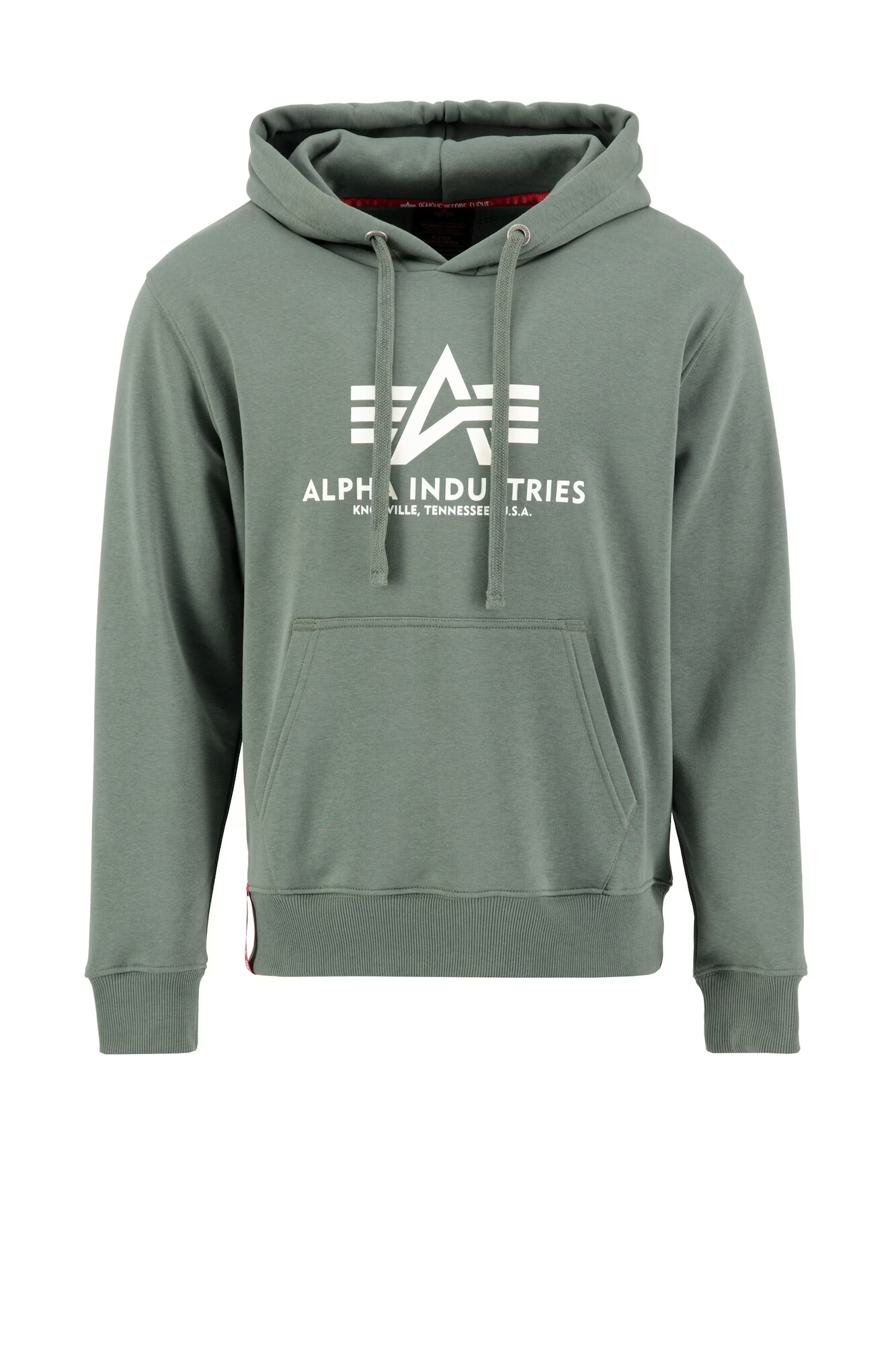 ALPHA INDUSTRIES Μπλούζα φούτερ πράσινο / λευκό - Pepit.gr