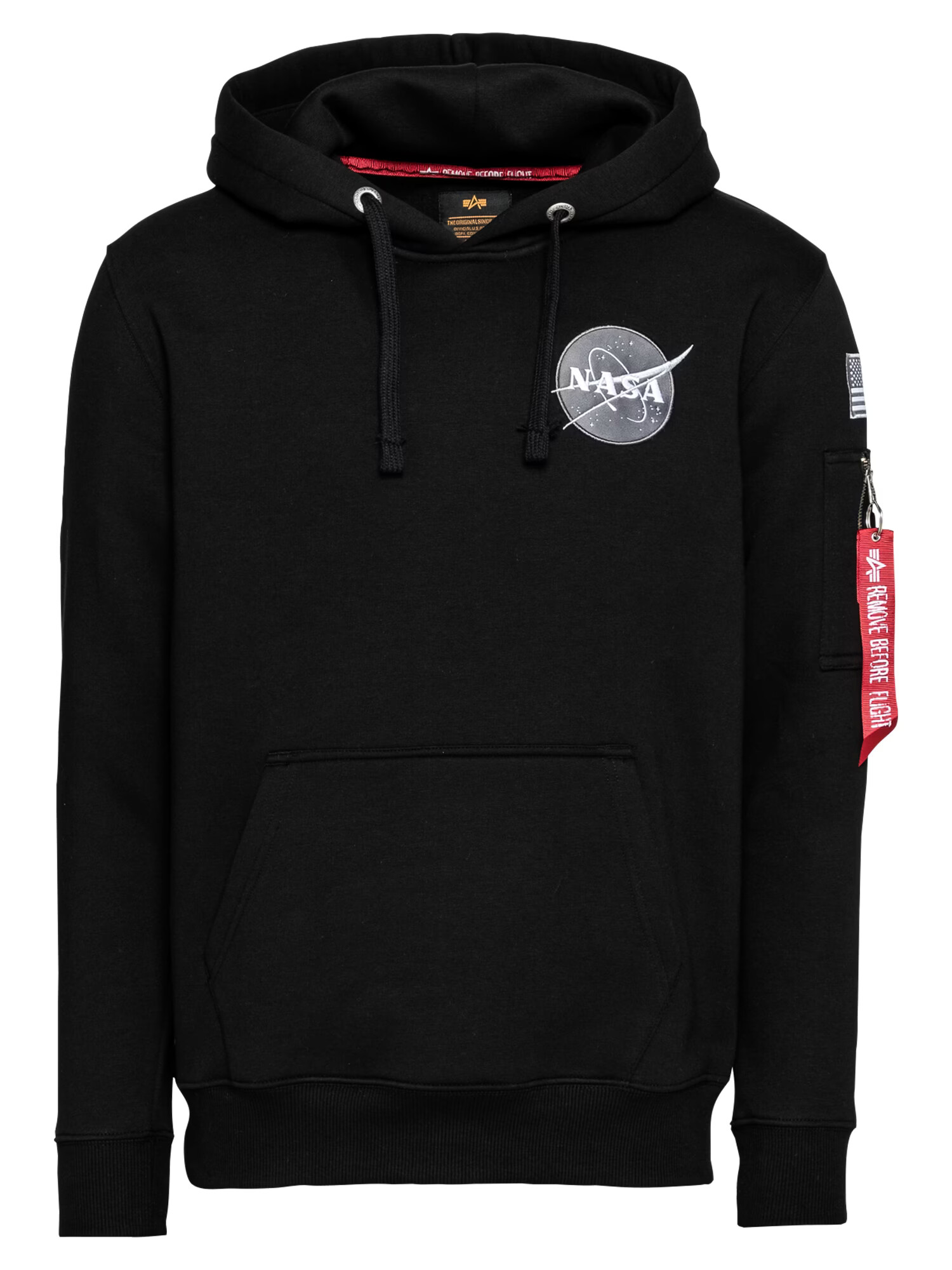 ALPHA INDUSTRIES Μπλούζα φούτερ 'Space Shuttle' γαλάζιο / γκρι / μαύρο / λευκό - Pepit.gr