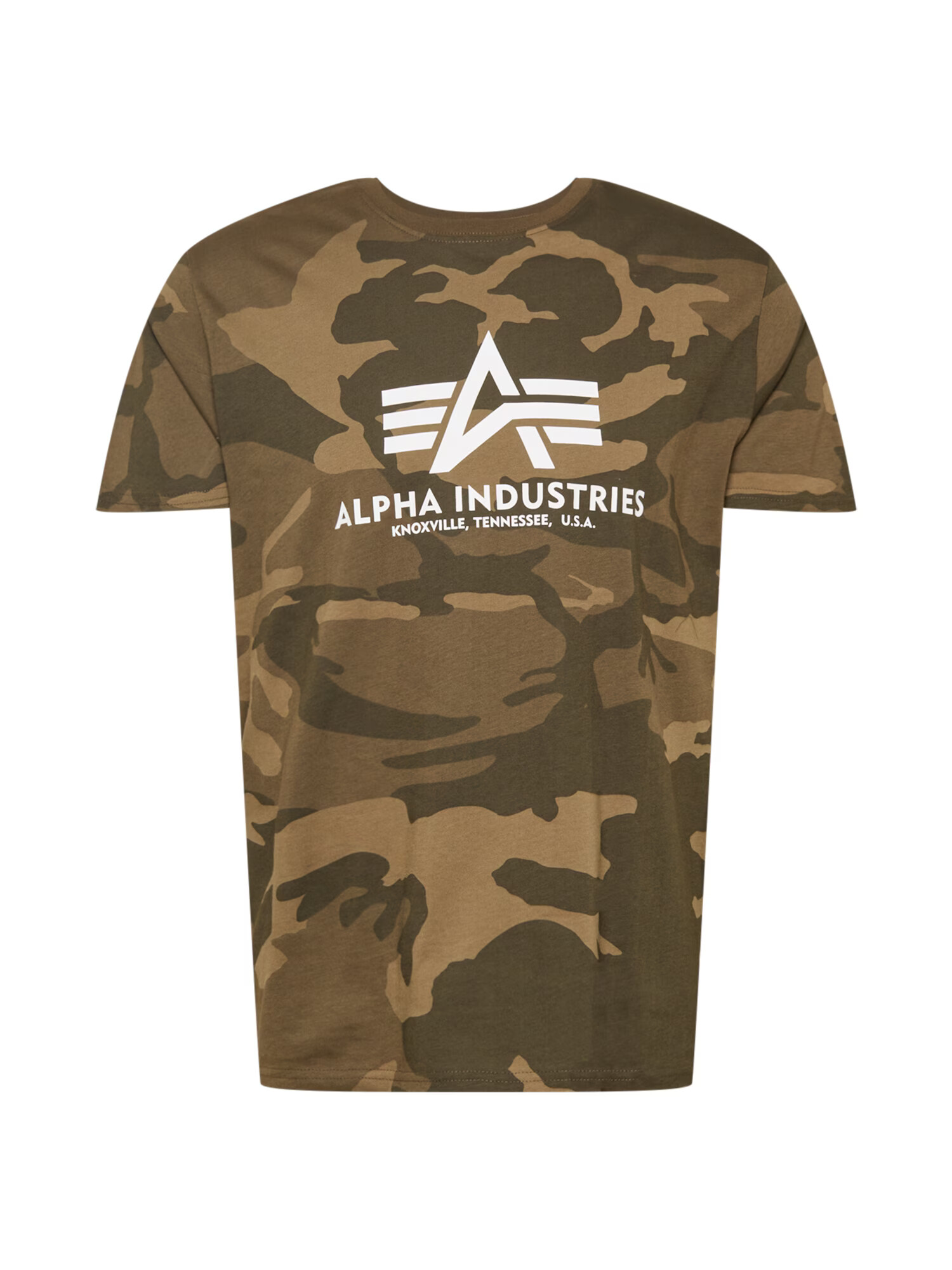 ALPHA INDUSTRIES Μπλουζάκι χακί / λαδί / λευκό - Pepit.gr