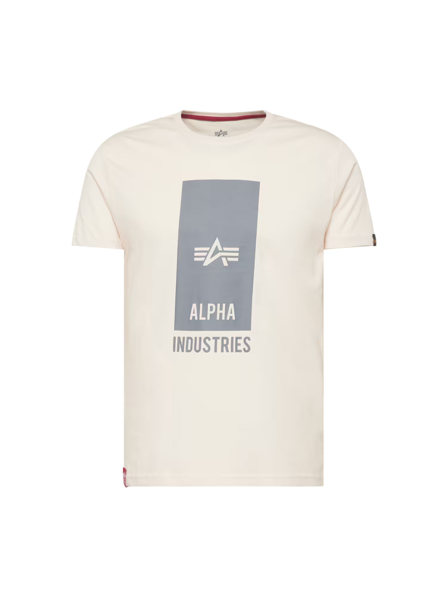 ALPHA INDUSTRIES Μπλουζάκι μπλε περιστεριού / λευκό - Pepit.gr