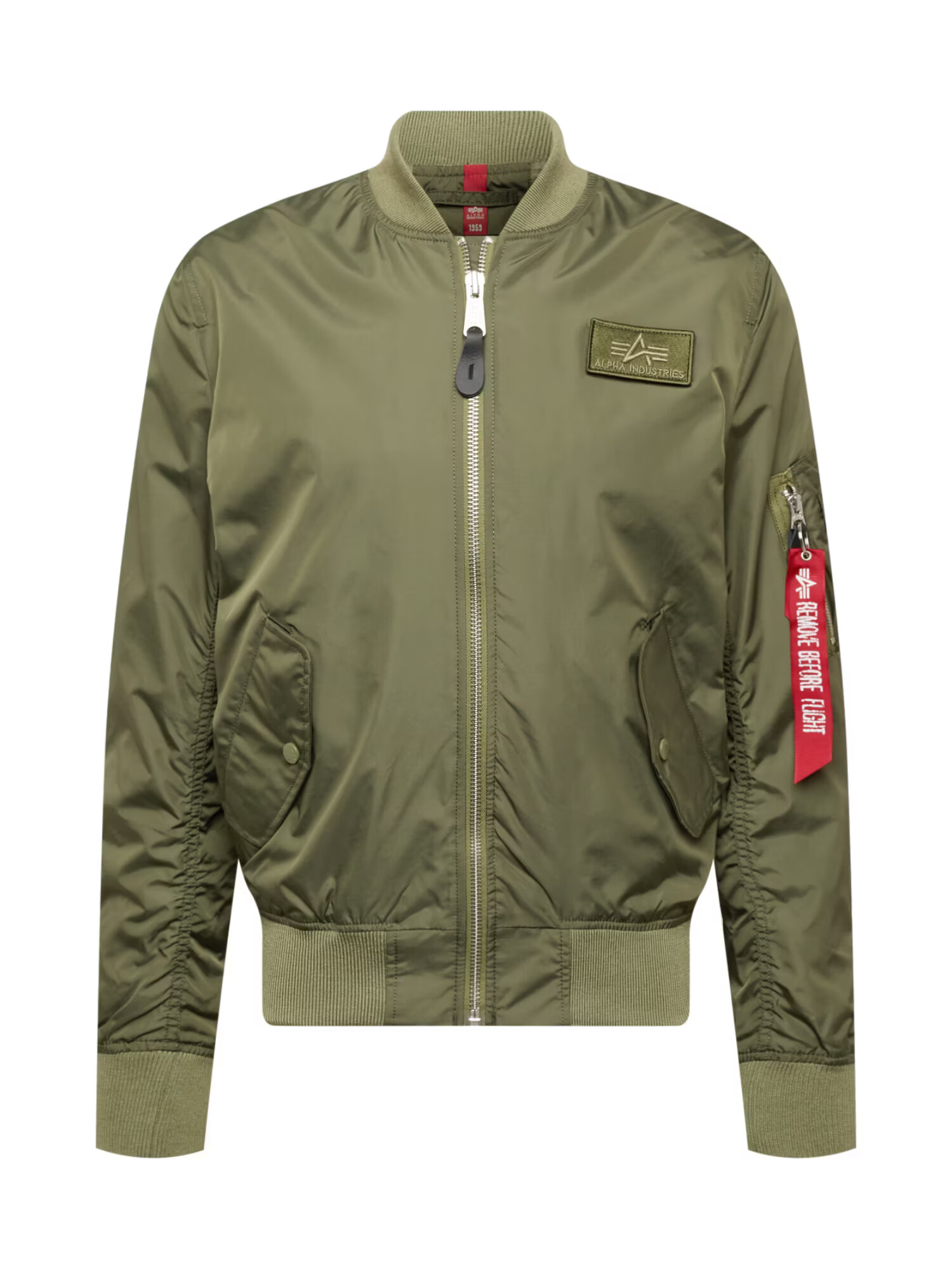 ALPHA INDUSTRIES Φθινοπωρινό και ανοιξιάτικο μπουφάν λαδί - Pepit.gr