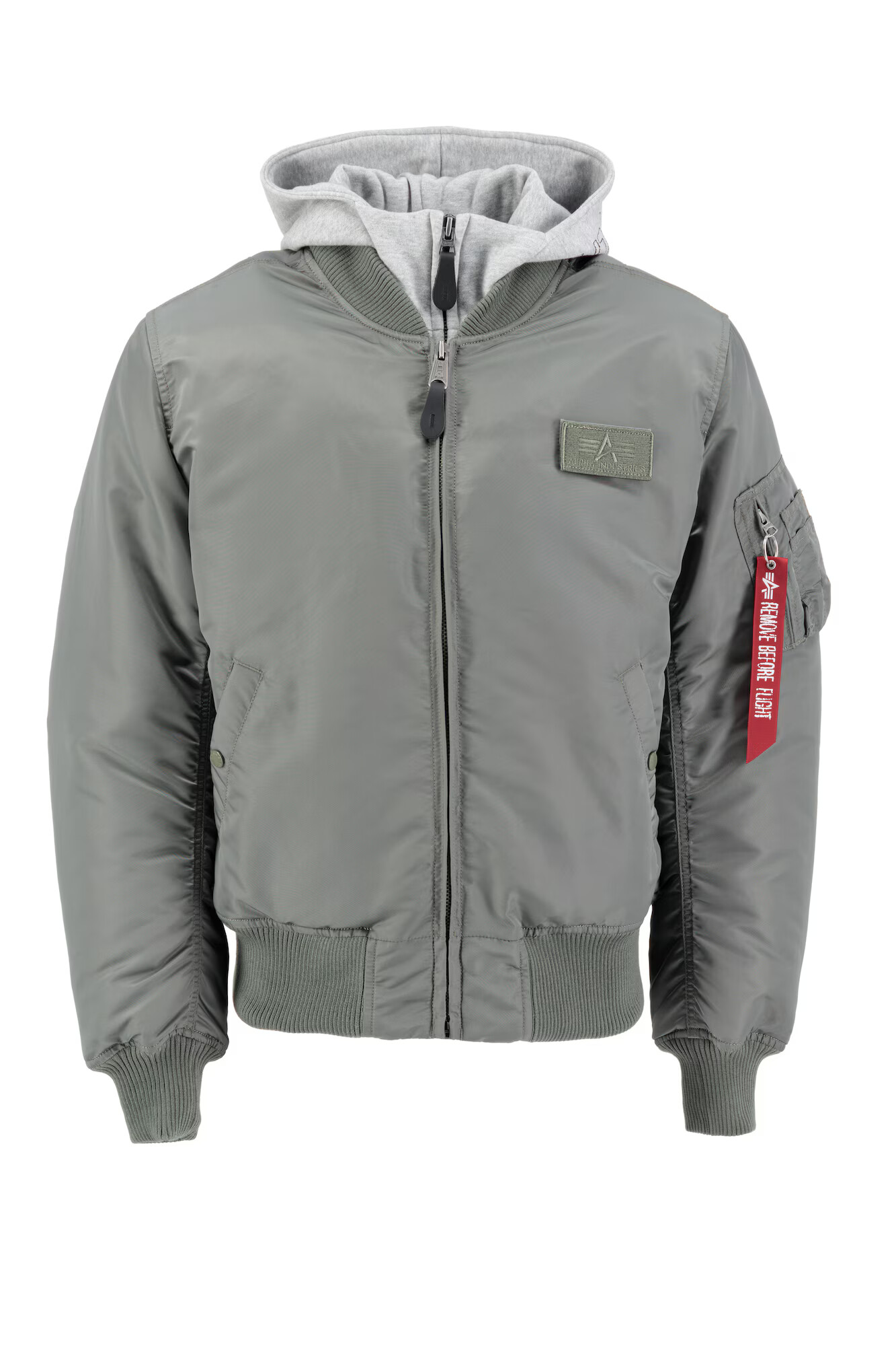 ALPHA INDUSTRIES Φθινοπωρινό και ανοιξιάτικο μπουφάν 'MA-1 D-Tec' πράσινο - Pepit.gr