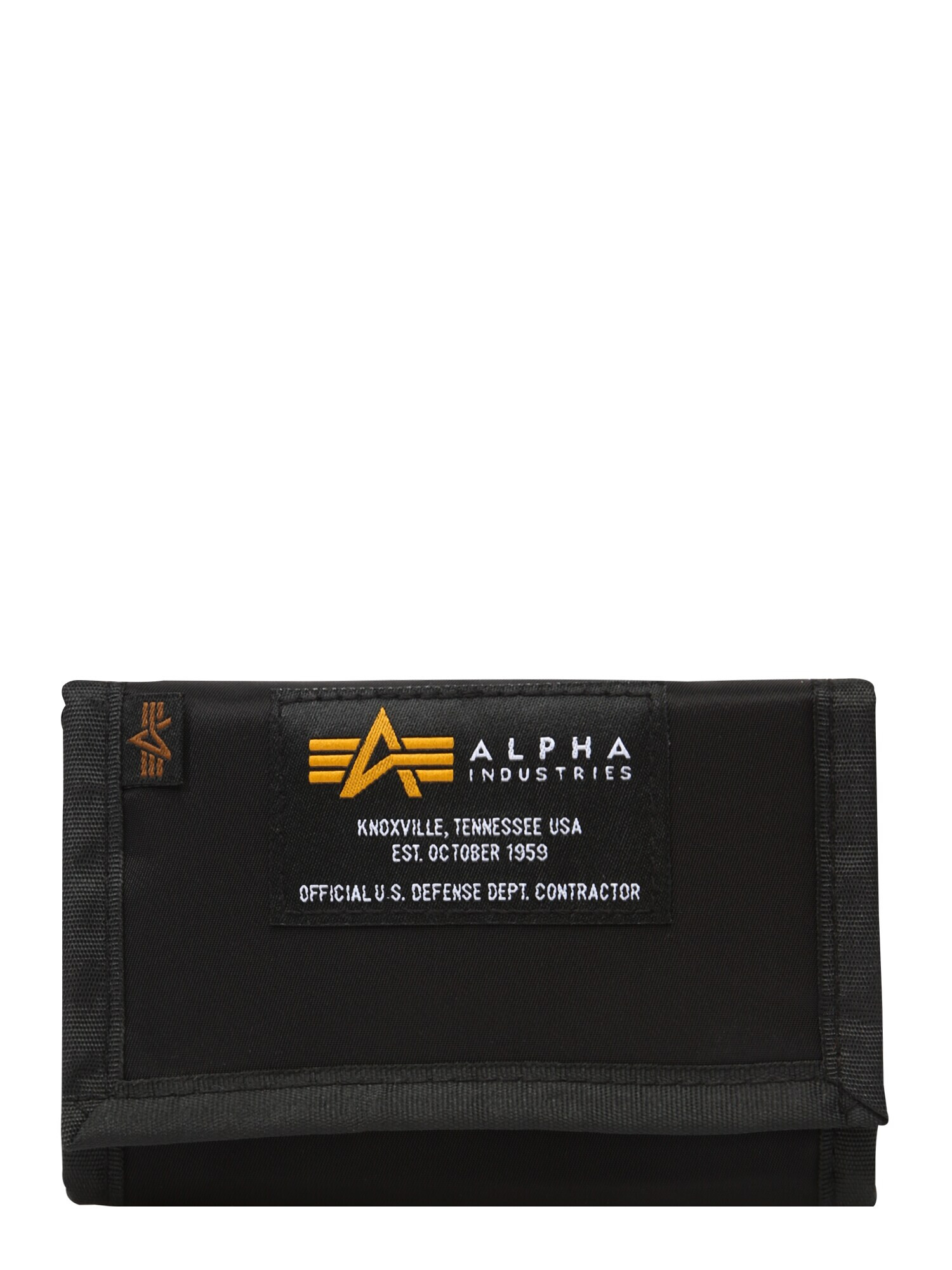 ALPHA INDUSTRIES Πορτοφόλι 'Crew' πορτοκαλί / μαύρο / λευκό - Pepit.gr