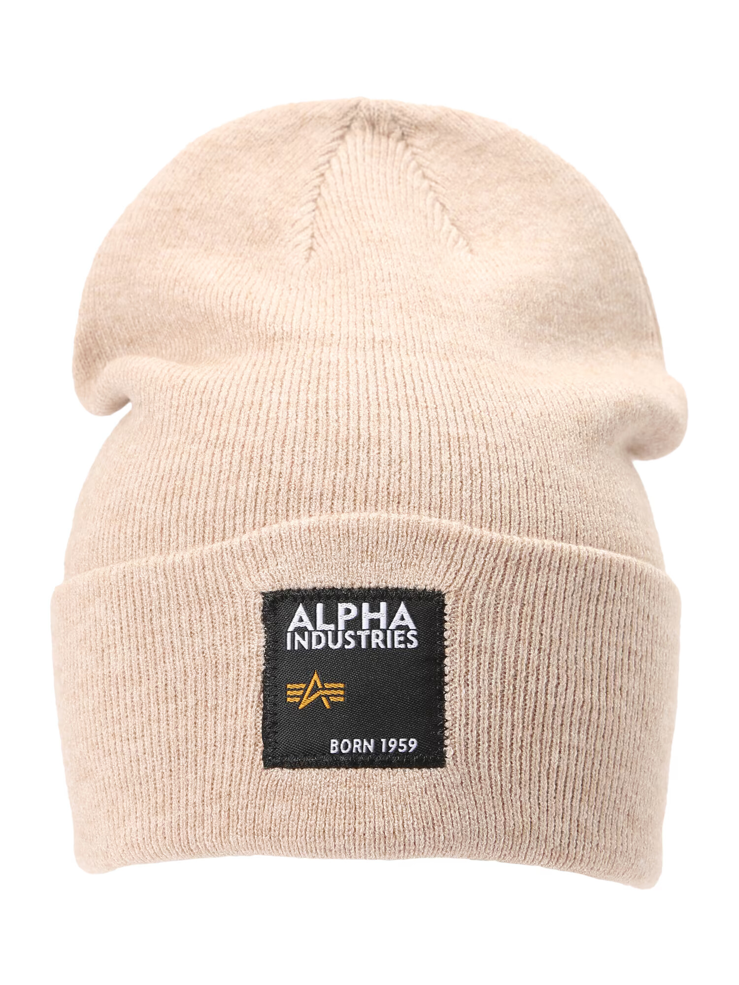 ALPHA INDUSTRIES Σκούφος μπεζ / μαύρο - Pepit.gr