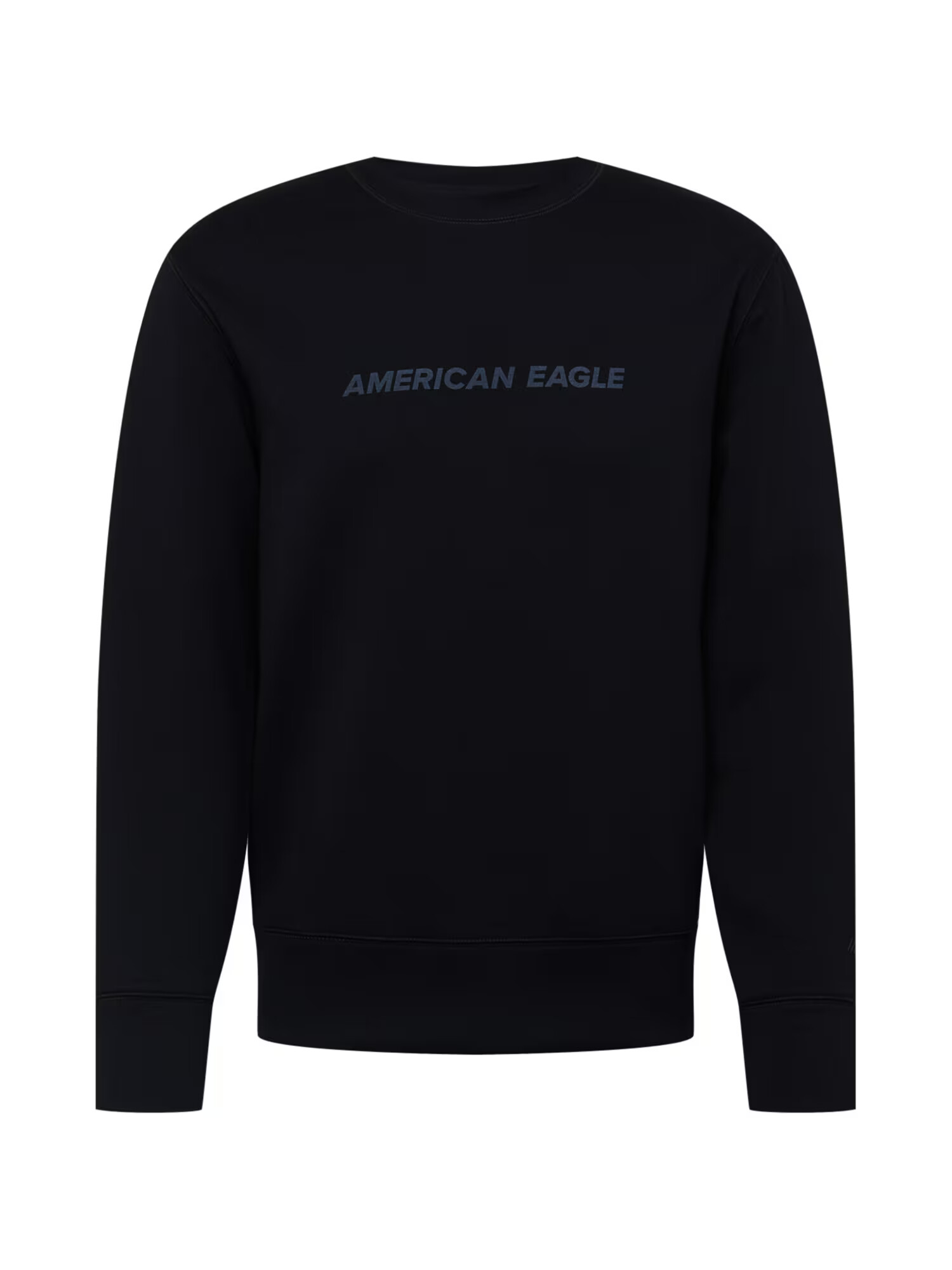 American Eagle Μπλούζα φούτερ μπλε φιμέ / μαύρο - Pepit.gr