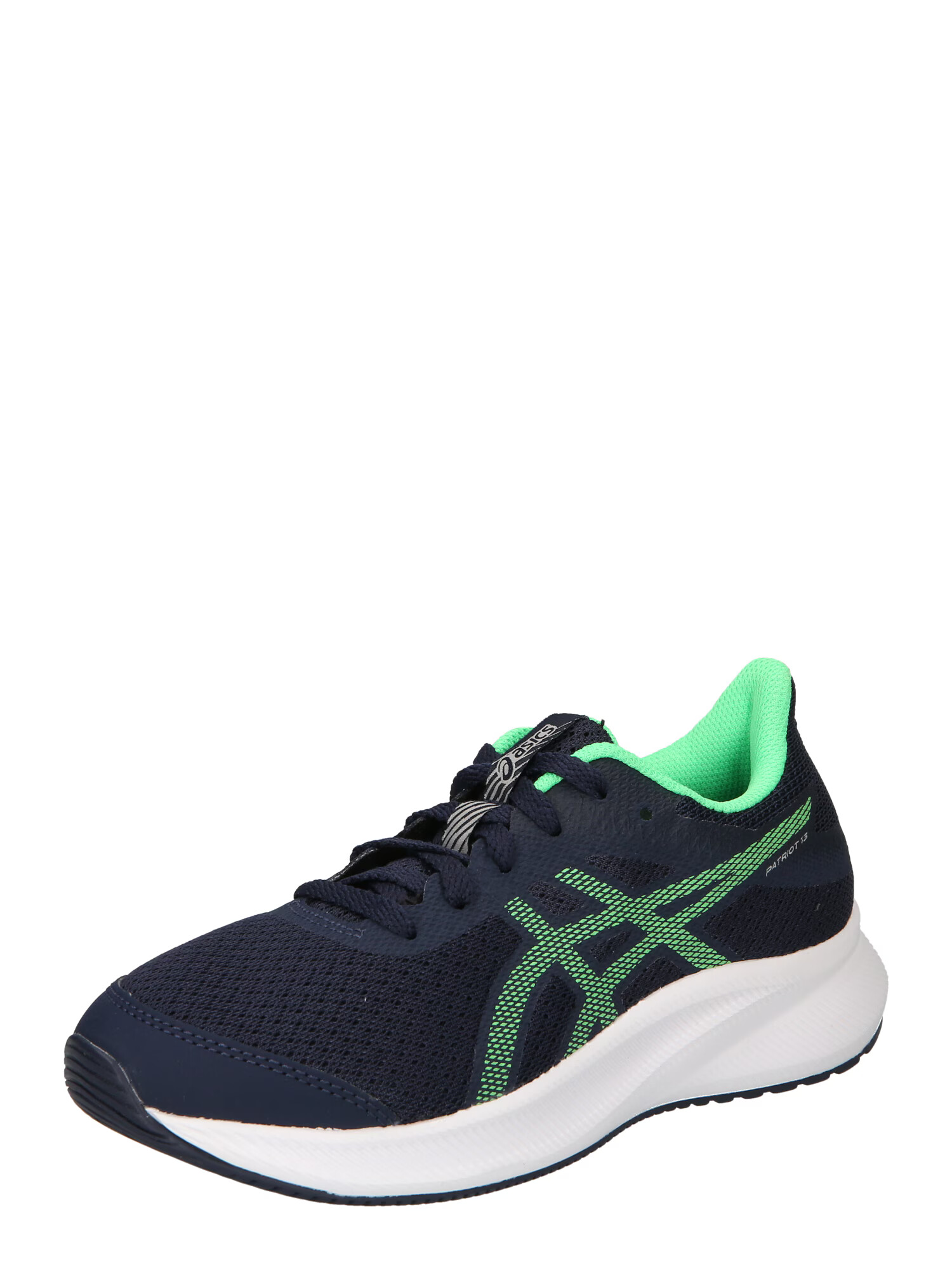 ASICS Αθλητικό παπούτσι 'PATRIOT 13' σκούρο μπλε / πράσινο νέον - Pepit.gr