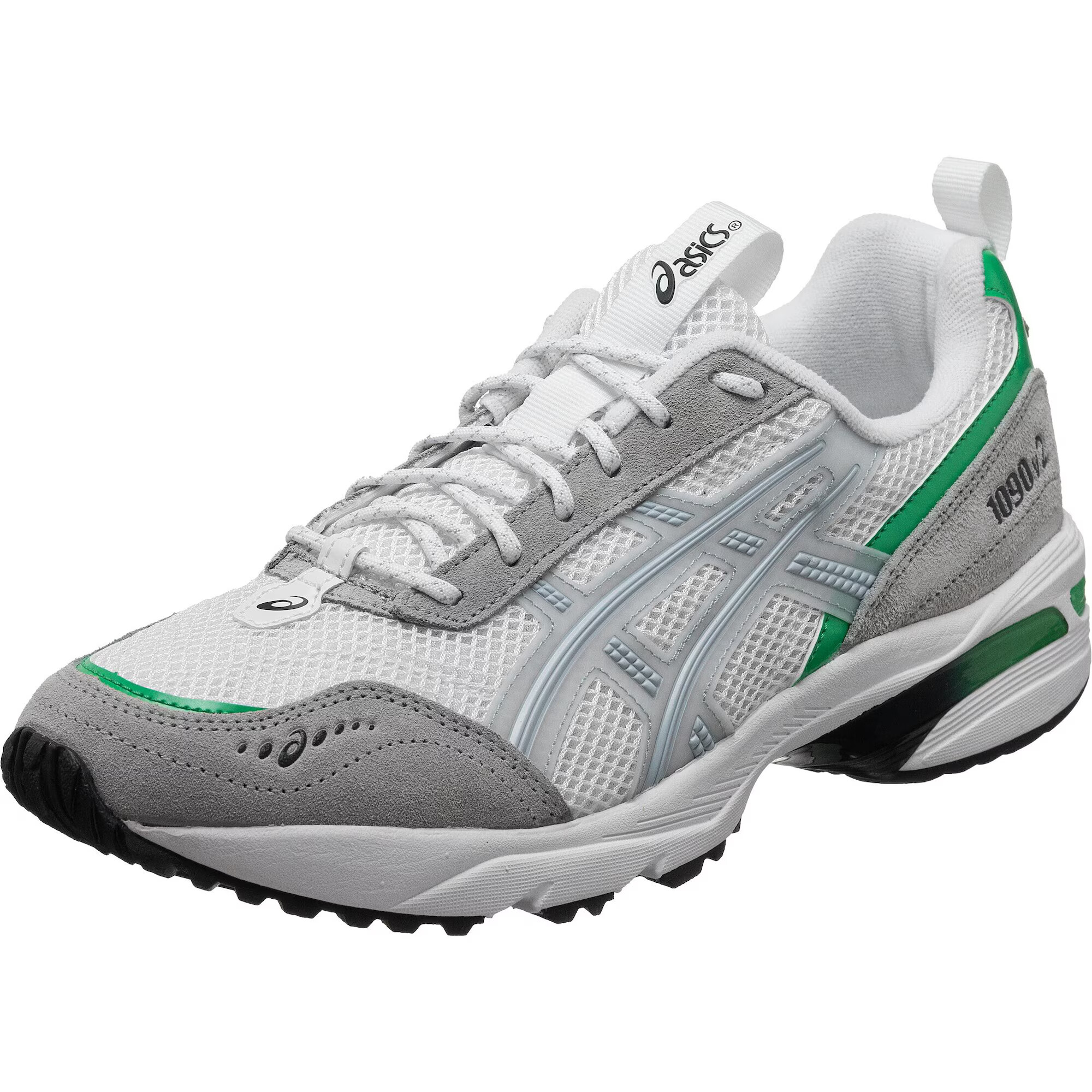 ASICS SportStyle Παπούτσι για τρέξιμο 'GEL-1090' γκρι / πράσινο / μαύρο / λευκό - Pepit.gr