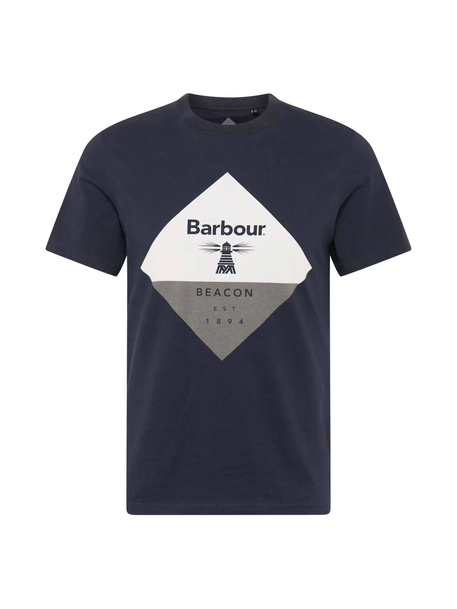 Barbour Beacon Μπλουζάκι ναυτικό μπλε / γκρι μελανζέ / λευκό - Pepit.gr